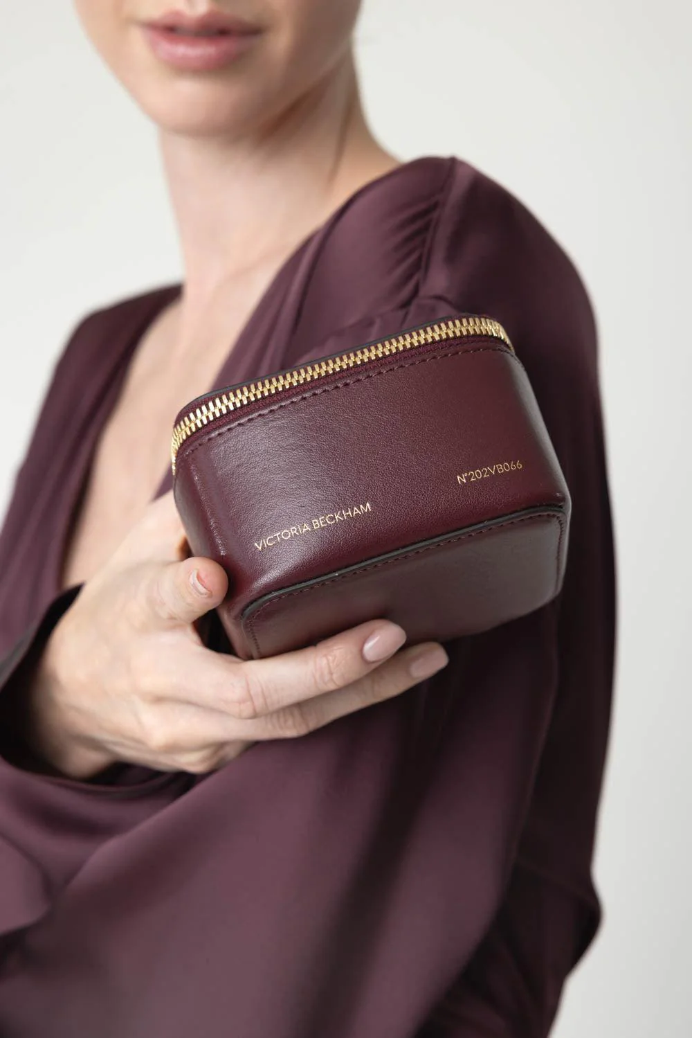Vanity Micro Clutch - Burgundy - Image 3