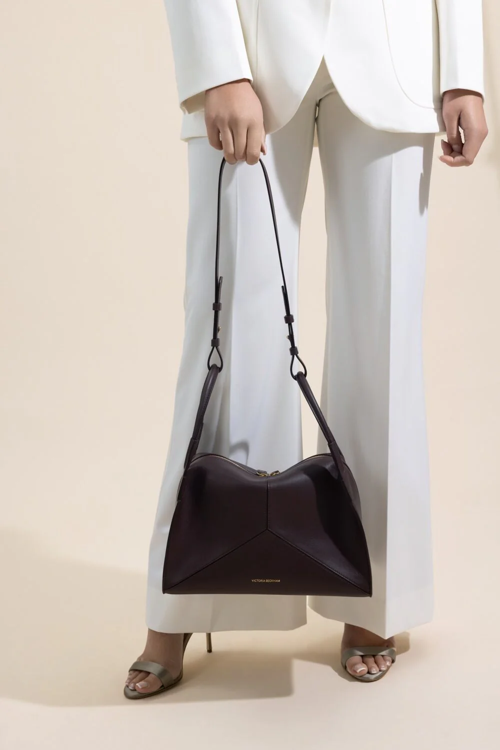 Victoria Plie Bag - Burgundy - Image 3