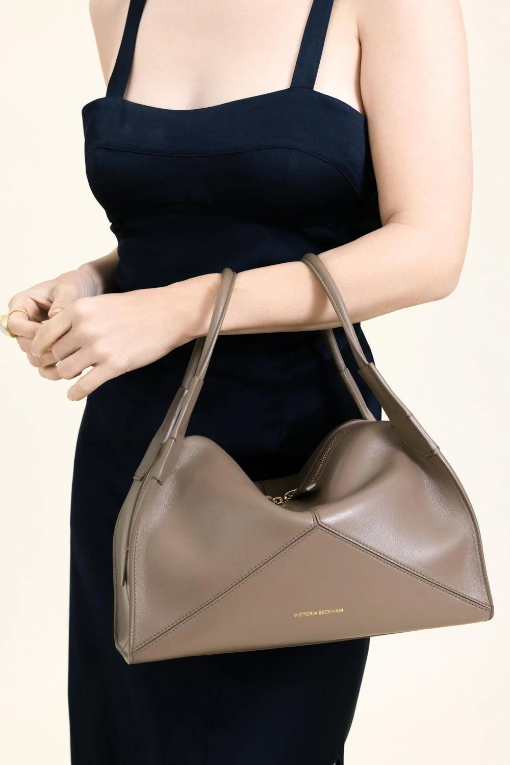 Victoria Plie Bag - Dove Grey - Image 2