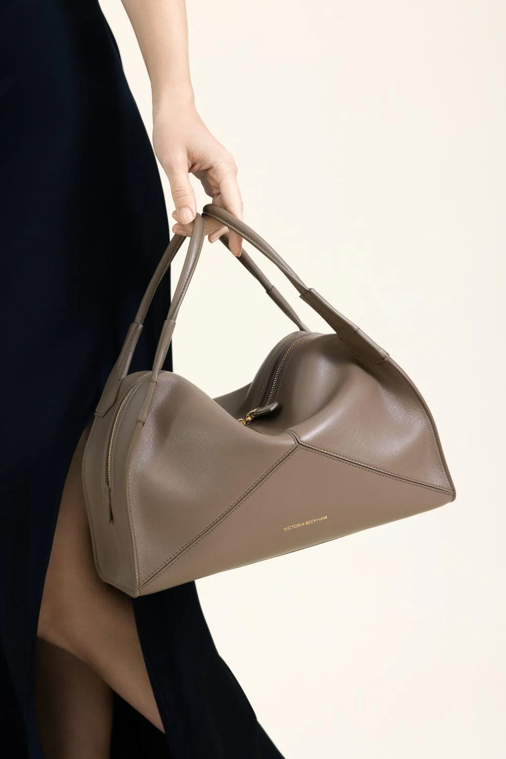Victoria Plie Bag - Dove Grey - Image 3
