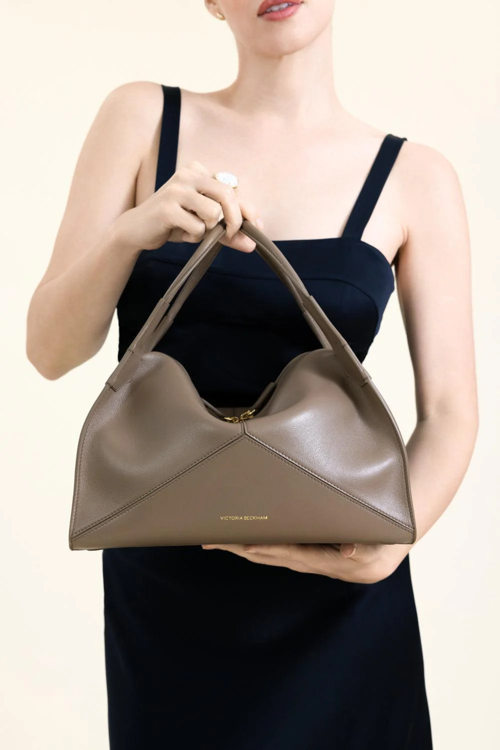 Victoria Plie Bag - Dove Grey - Image 4