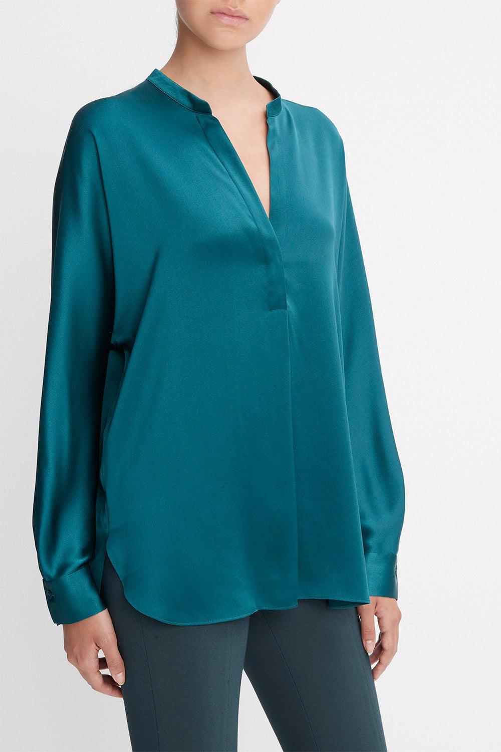Band Collar Blouse - Image 2