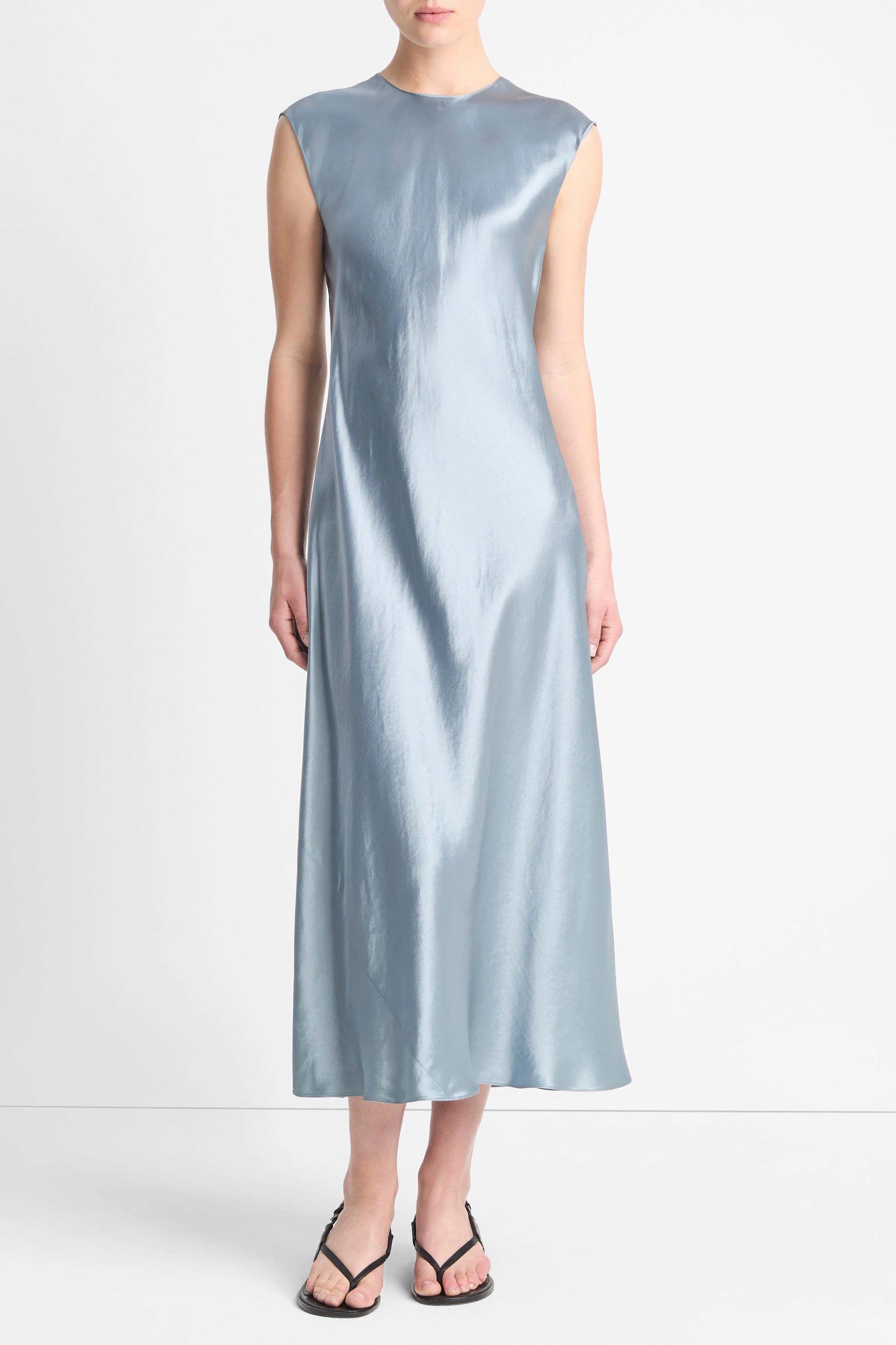 Bias Cap Sleeve Dress - Image 2