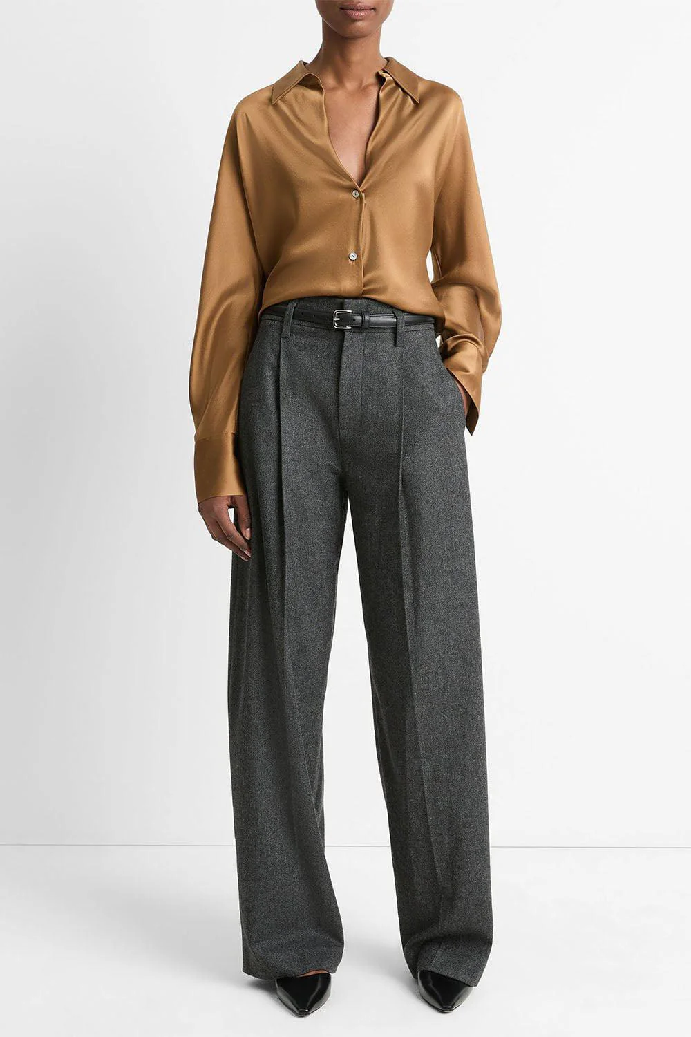 Bias Long Sleeve Blouse - Image 3