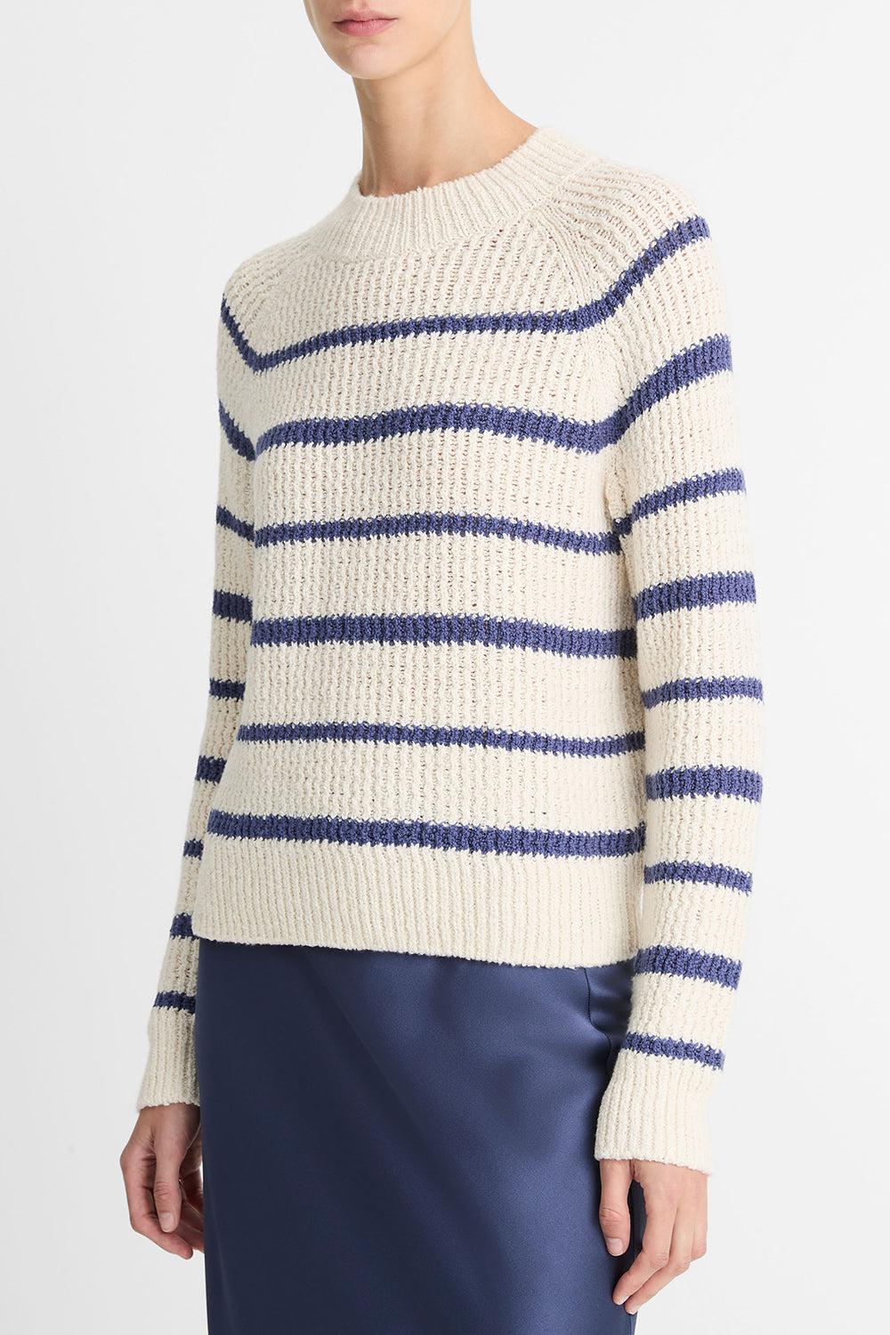 LONG SLEEVE STRIPED PULLOVER - Image 3