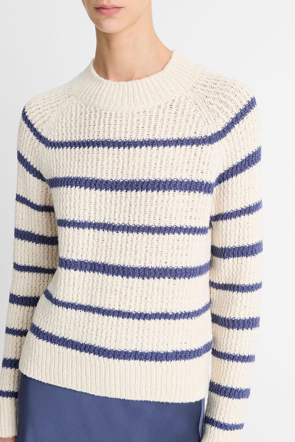 LONG SLEEVE STRIPED PULLOVER - Image 4