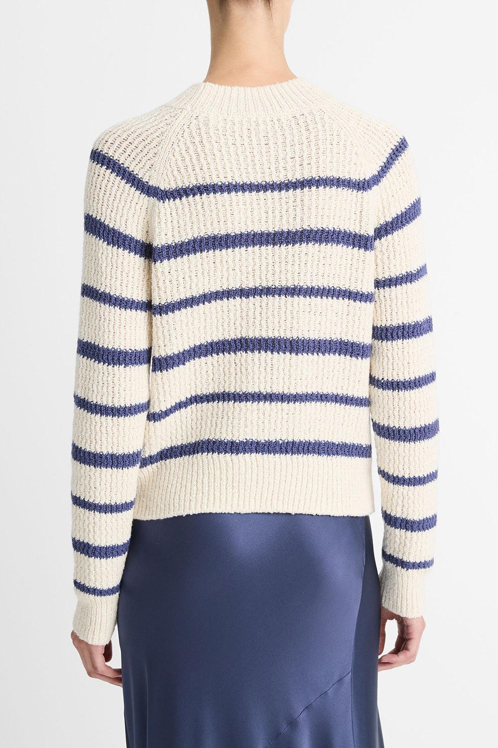 LONG SLEEVE STRIPED PULLOVER - Image 5