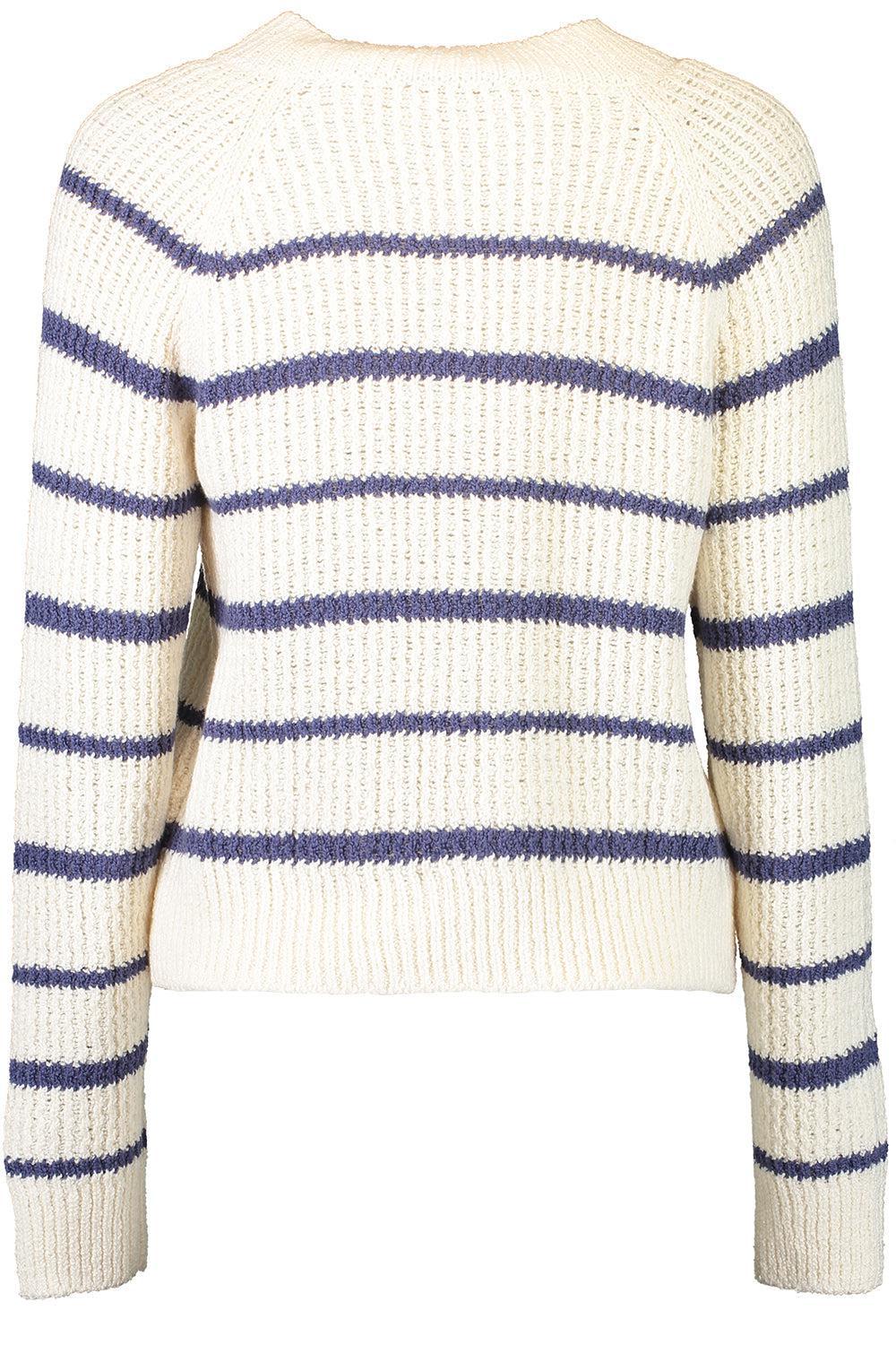 LONG SLEEVE STRIPED PULLOVER - Image 6