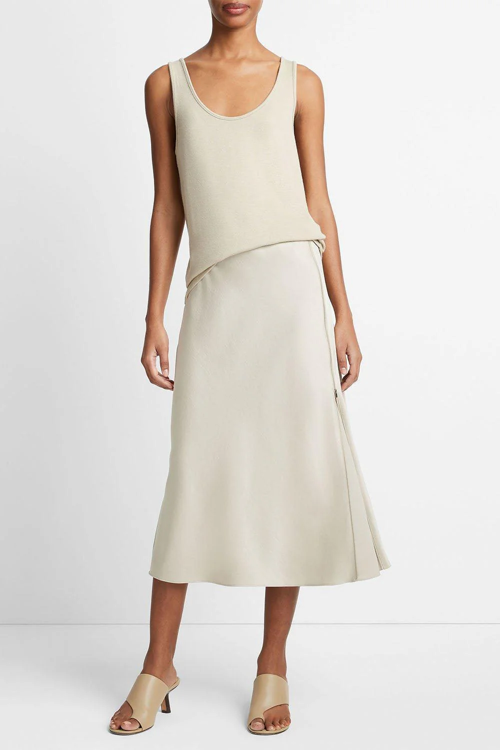 Side Zip Slip Skirt - Image 4