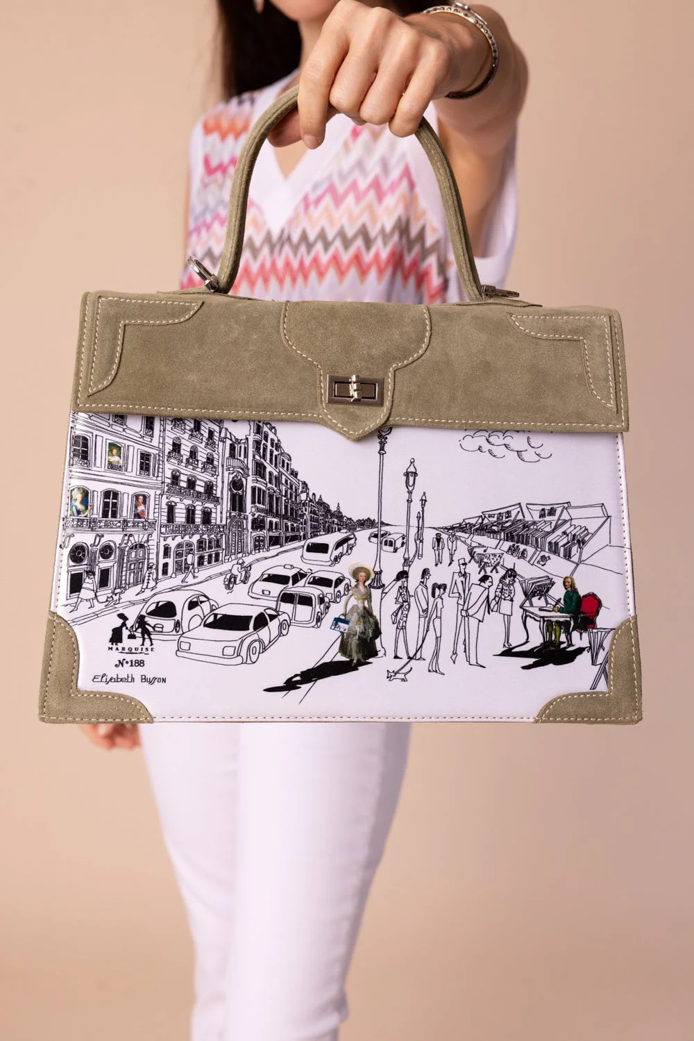Voltaire Et La Vie Parisienne Top Handle Bag - Image 2