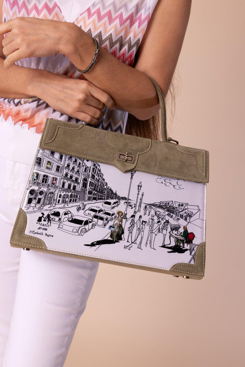 Voltaire Et La Vie Parisienne Top Handle Bag - Image 4