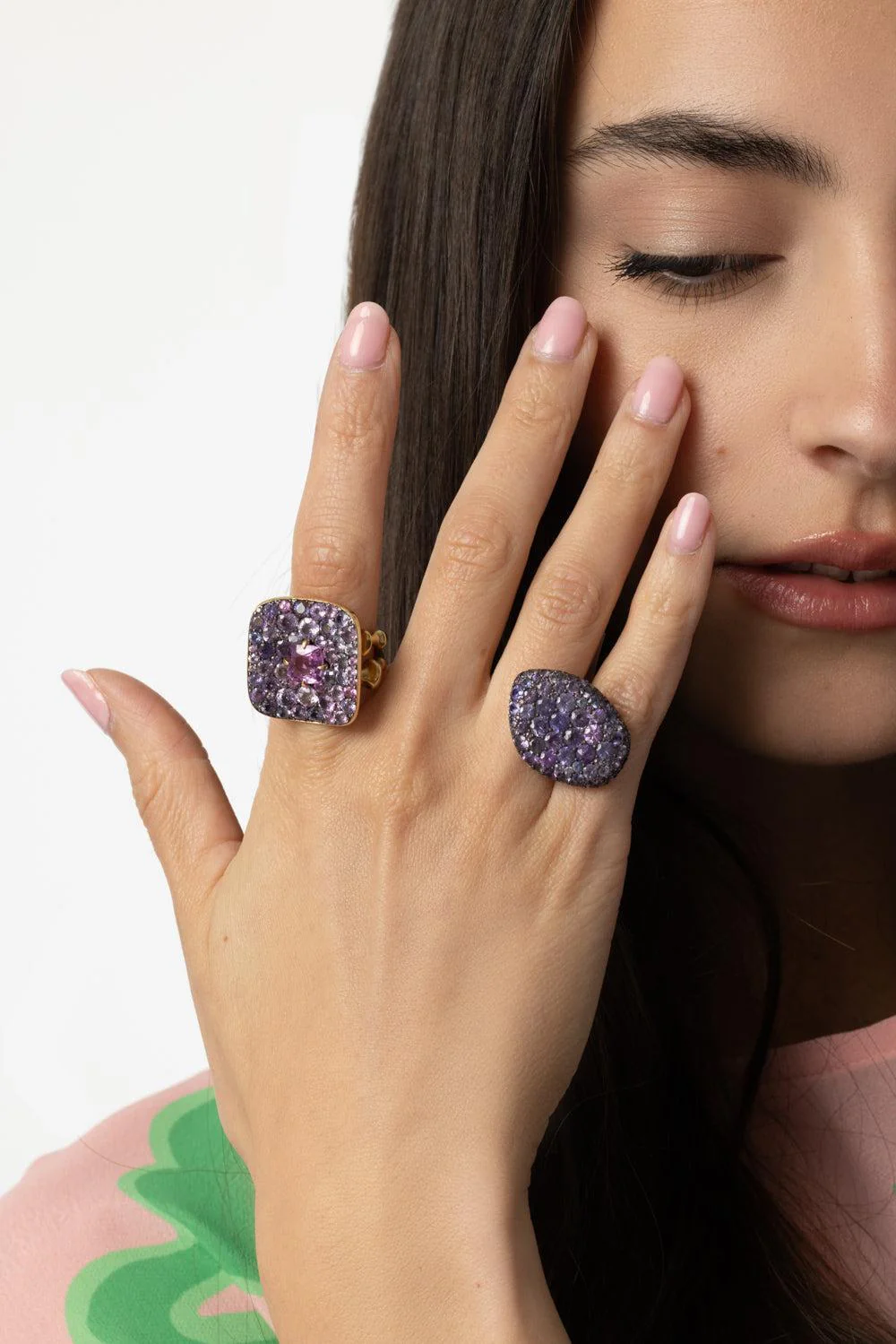 Chrona Butterfly Pink Sapphire Ring - Image 2