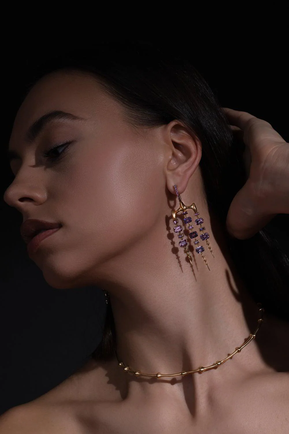 Chrona Chandelier Earrings - Image 2