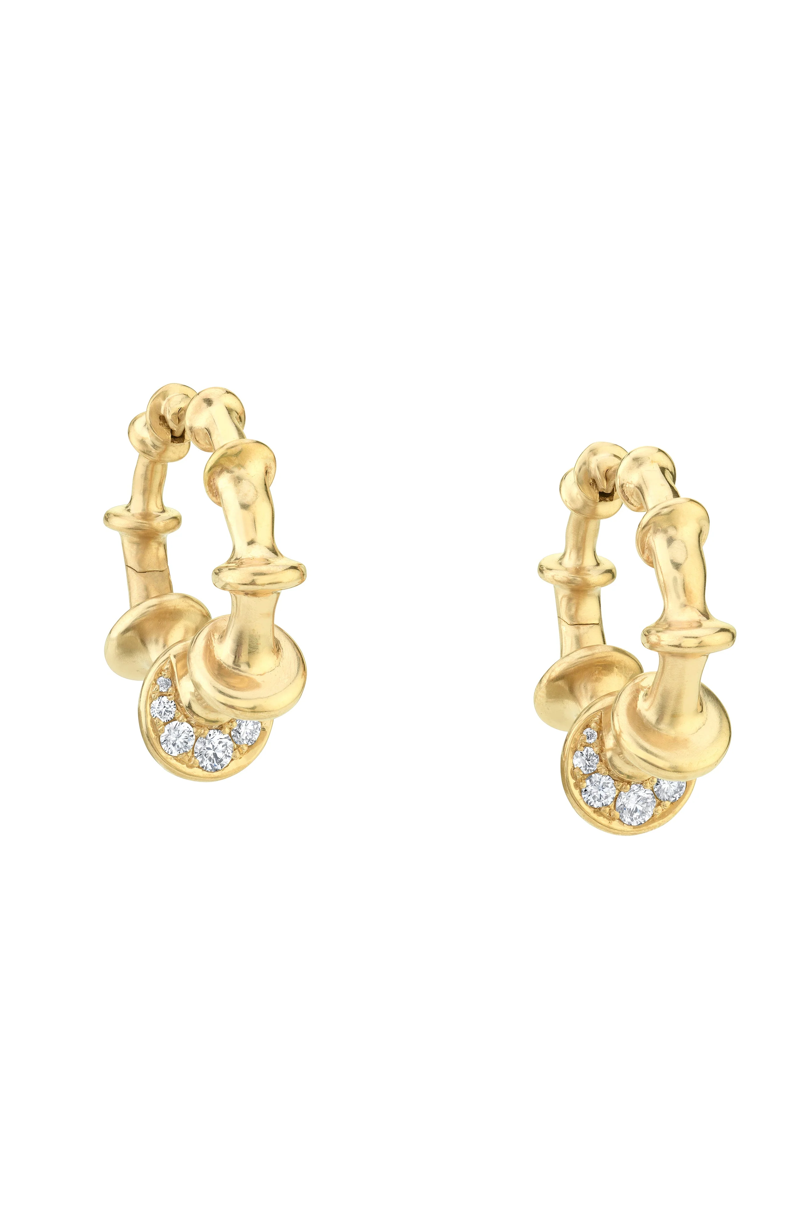 Chrona Diamond Mini Hoop Earrings