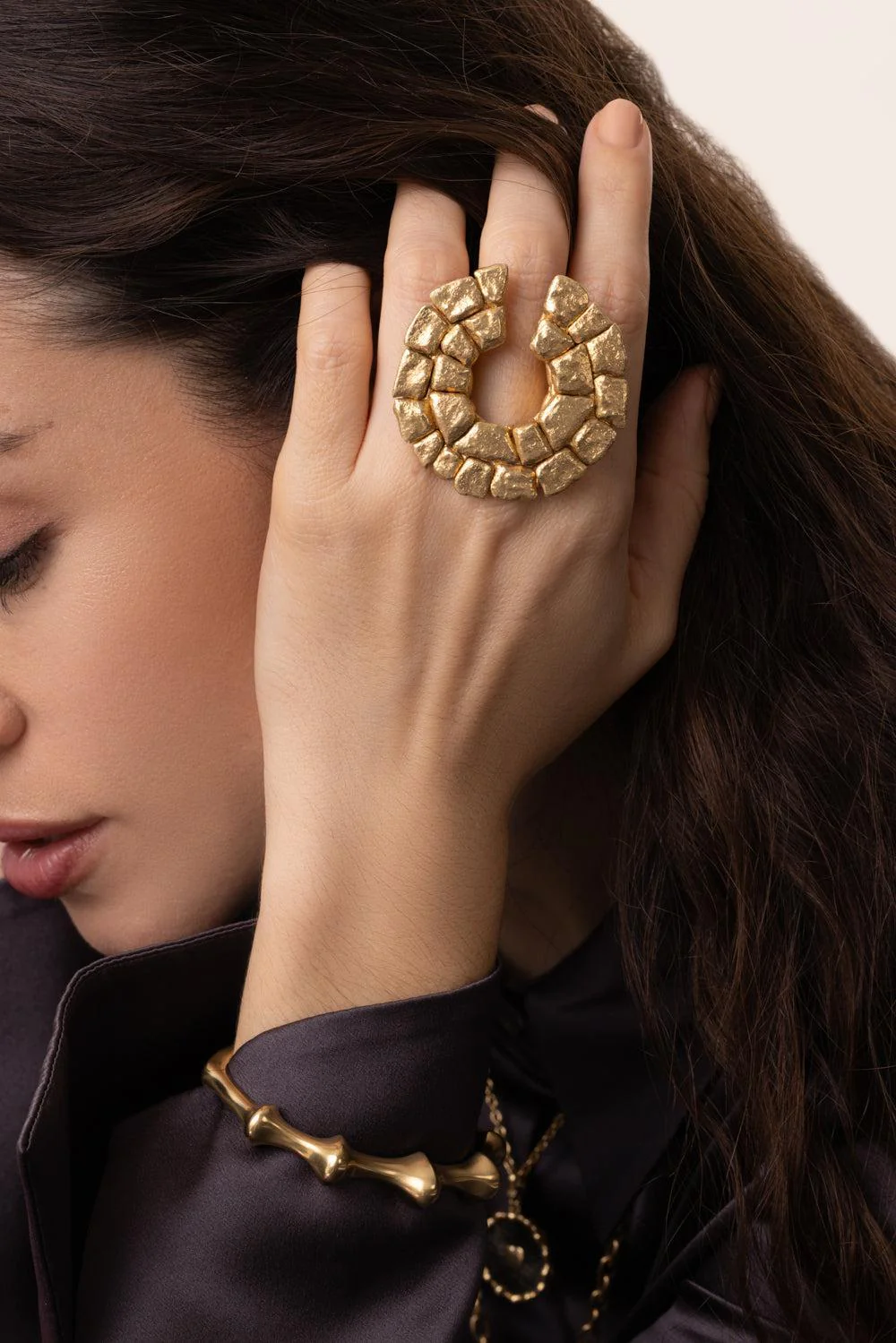 Chrona I Hinged Cuff Bracelet - Image 5