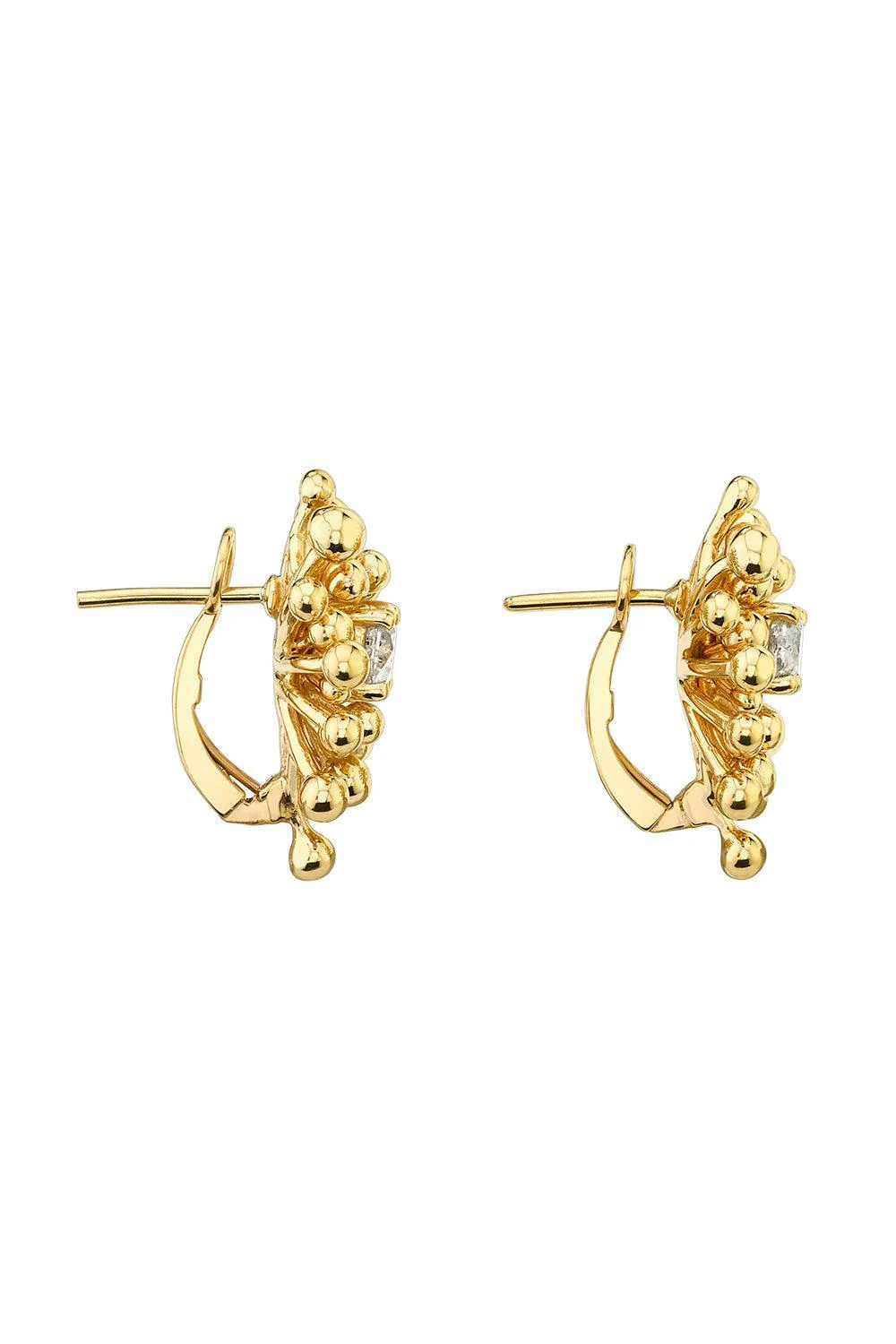 Grey Diamond Nocturne Stud Earrings - Image 7