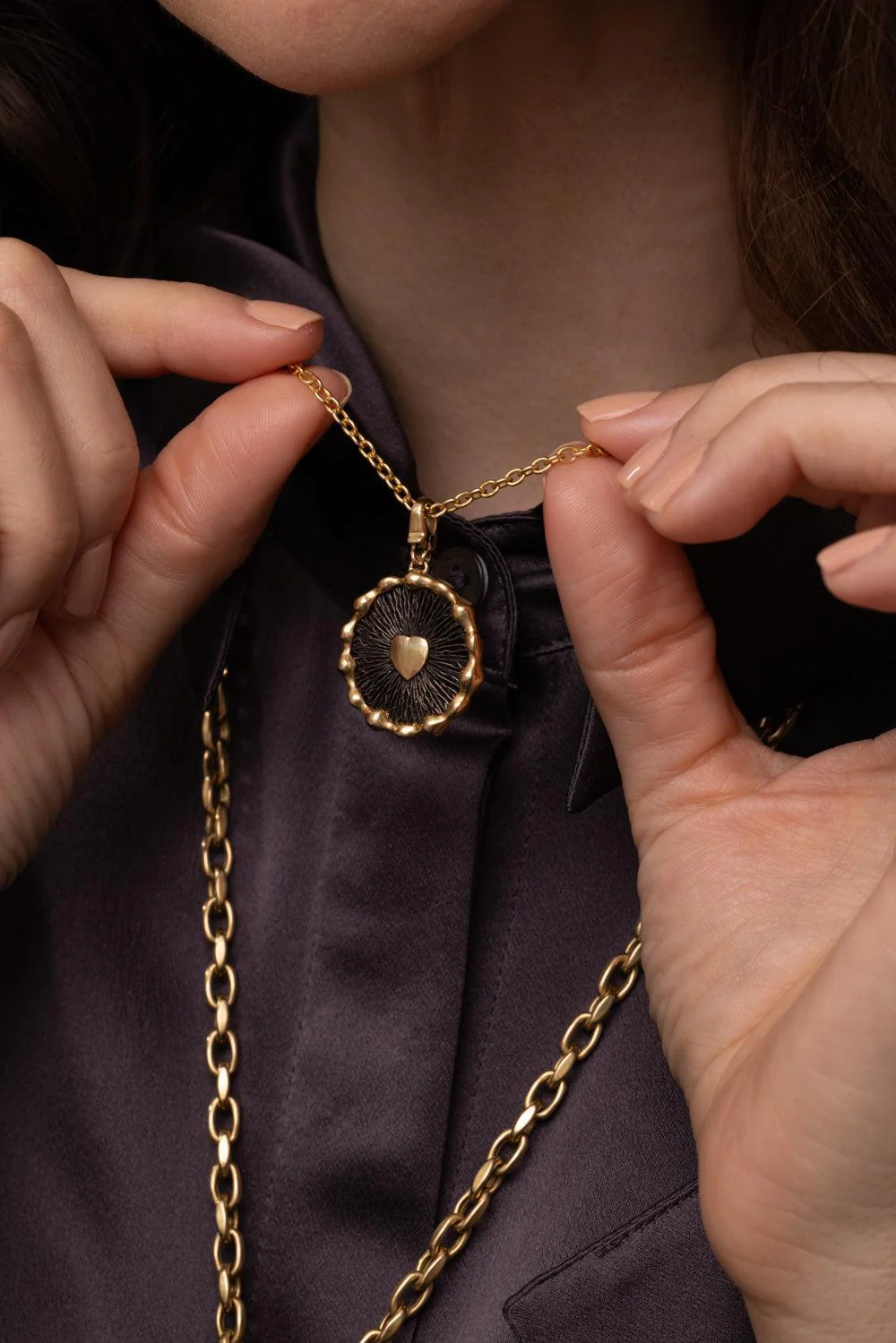 Hypha Heart Necklace - Image 2