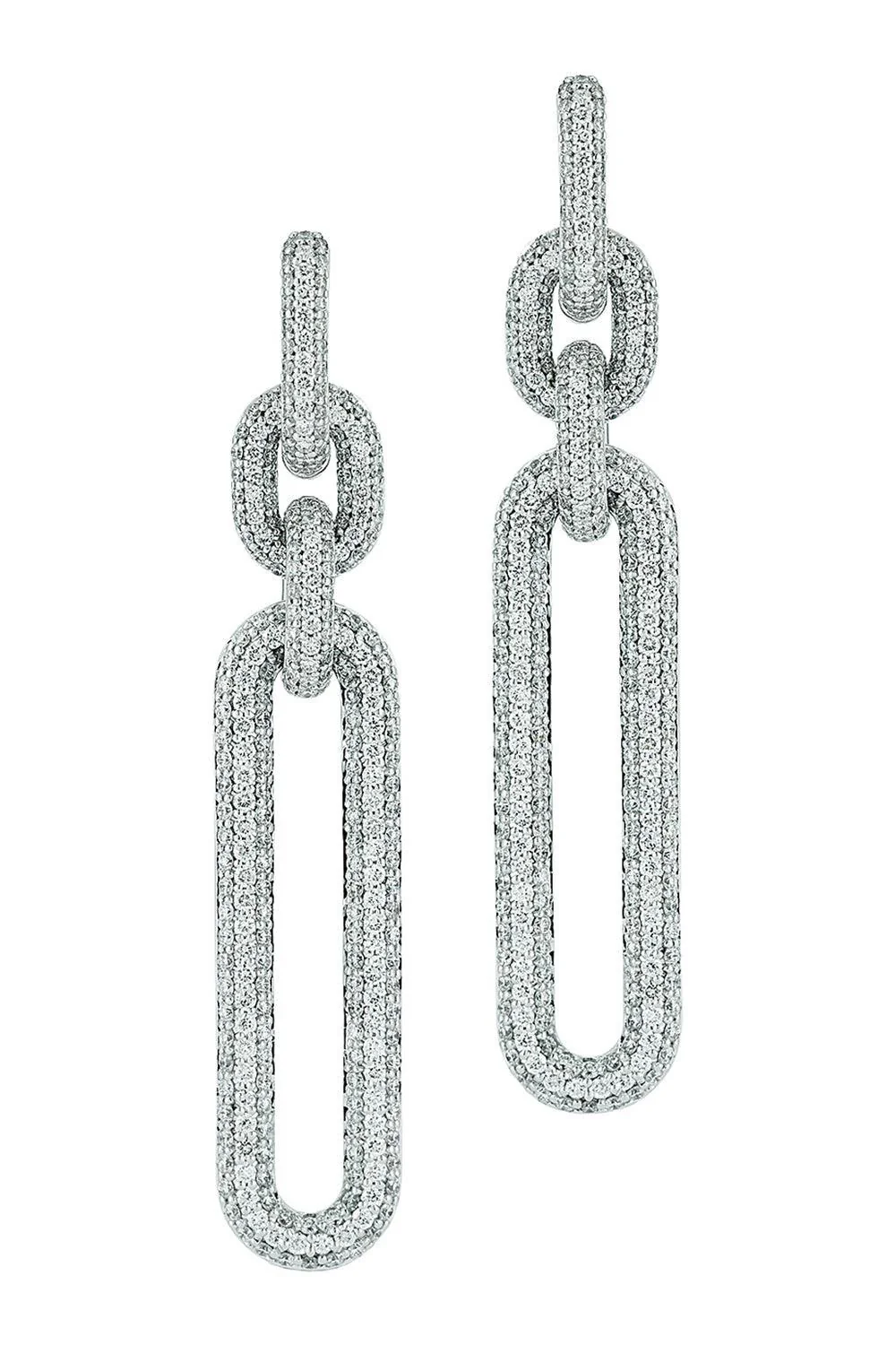 All Diamond Morrell Drop Earrings