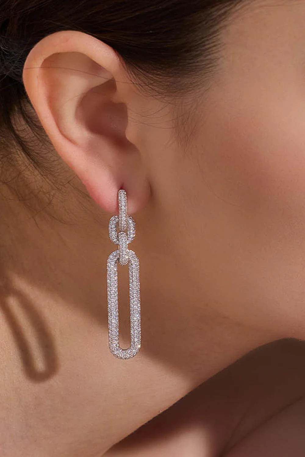 All Diamond Morrell Drop Earrings - Image 2