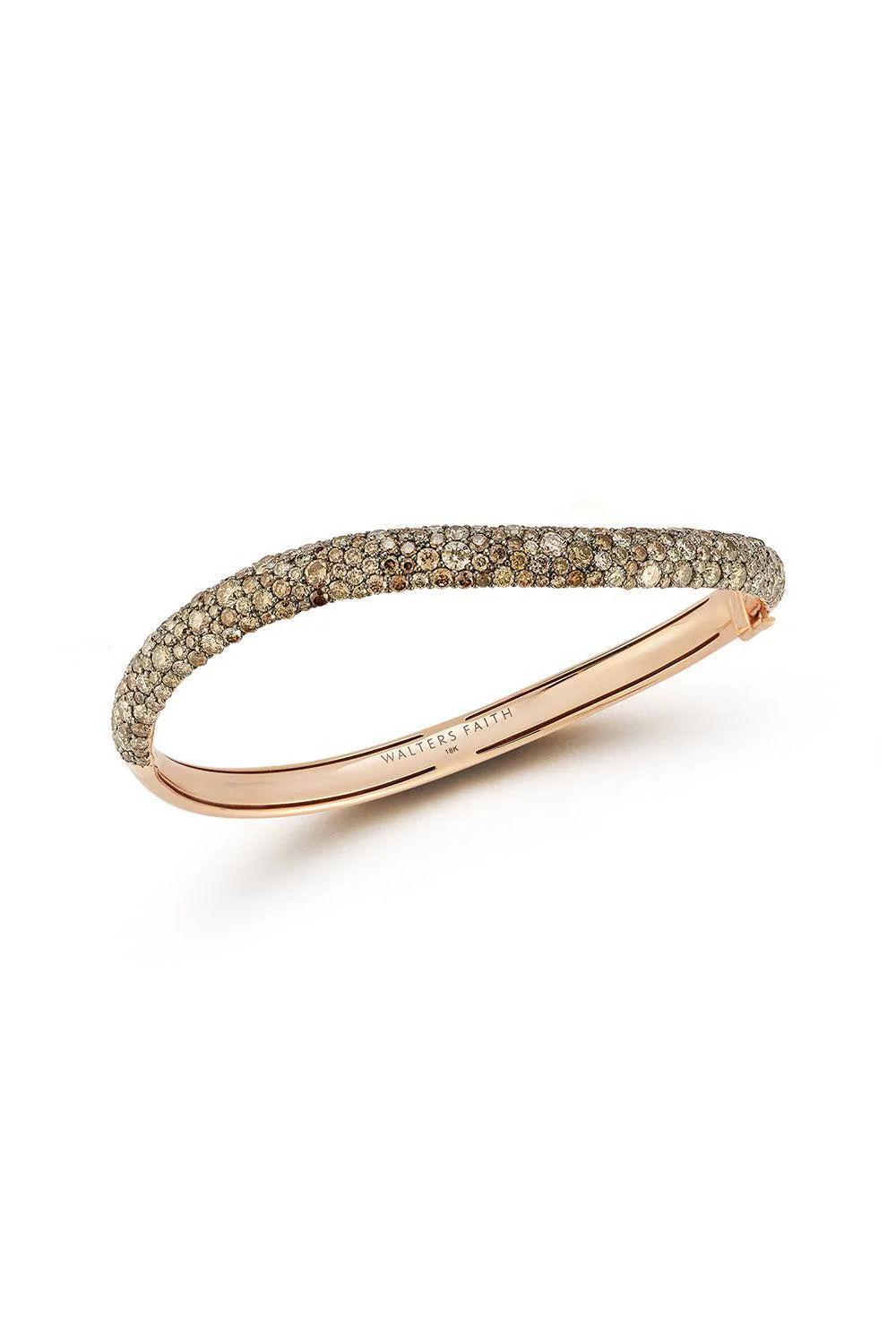 Champagne Diamond Julian Wave Bracelet