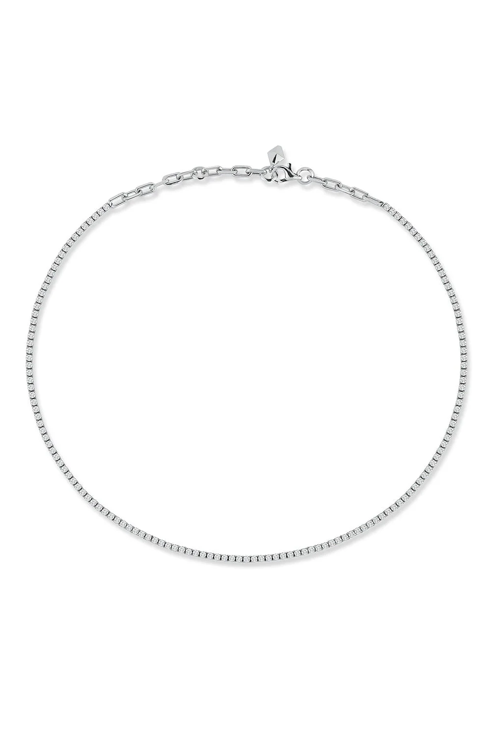 Classic Diamond Tennis Necklace
