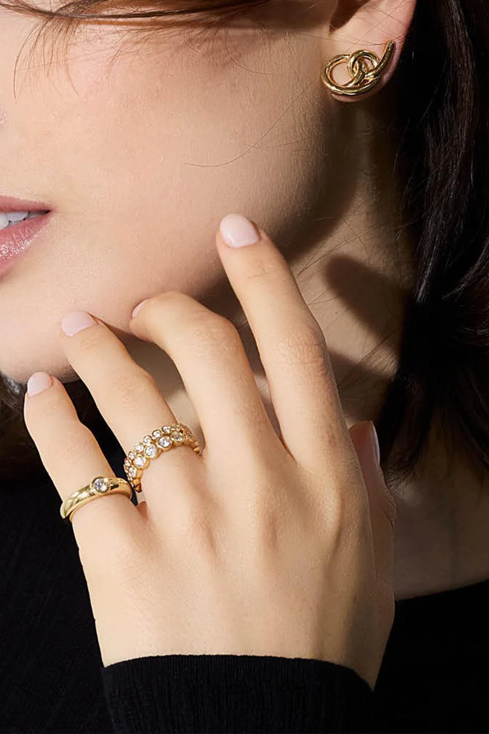 Diamond Bezel WF Classic Ring - Yellow Gold - Image 2