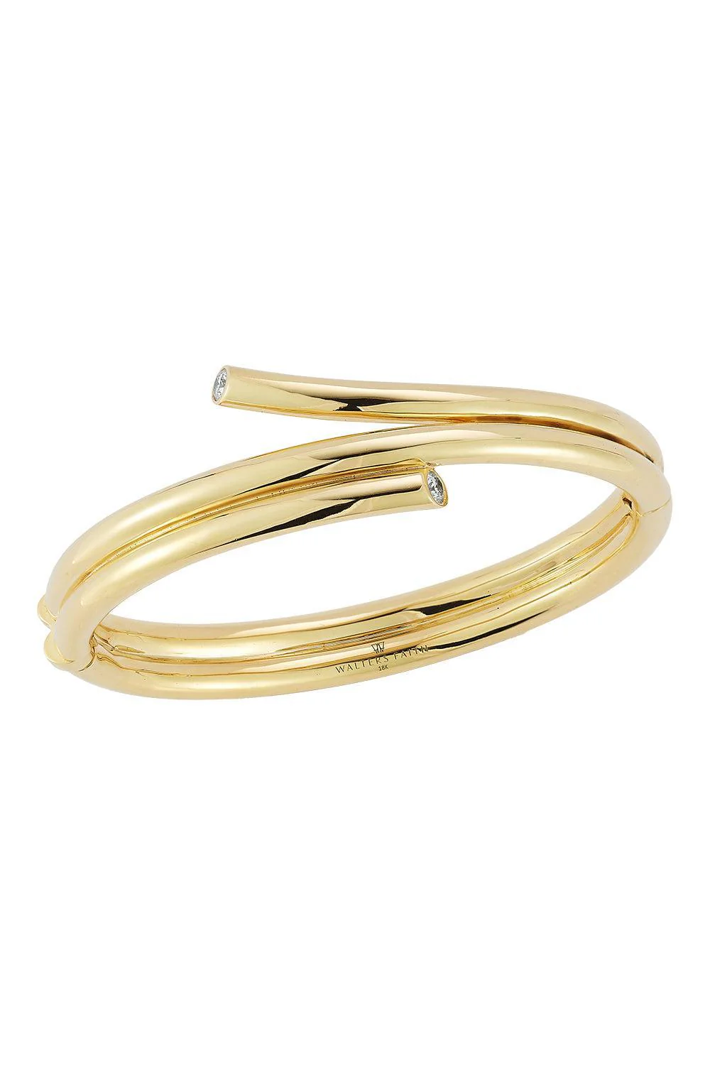 Diamond Double Spiral Thoby Bracelet