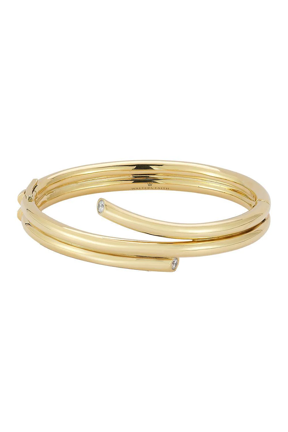 Diamond Double Spiral Thoby Bracelet - Image 3
