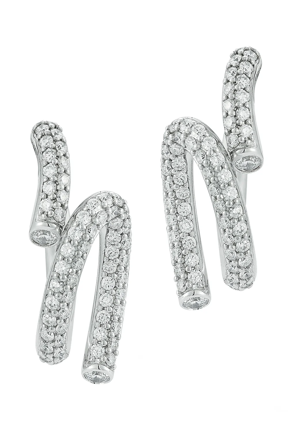 Diamond Thoby Duet Earrings