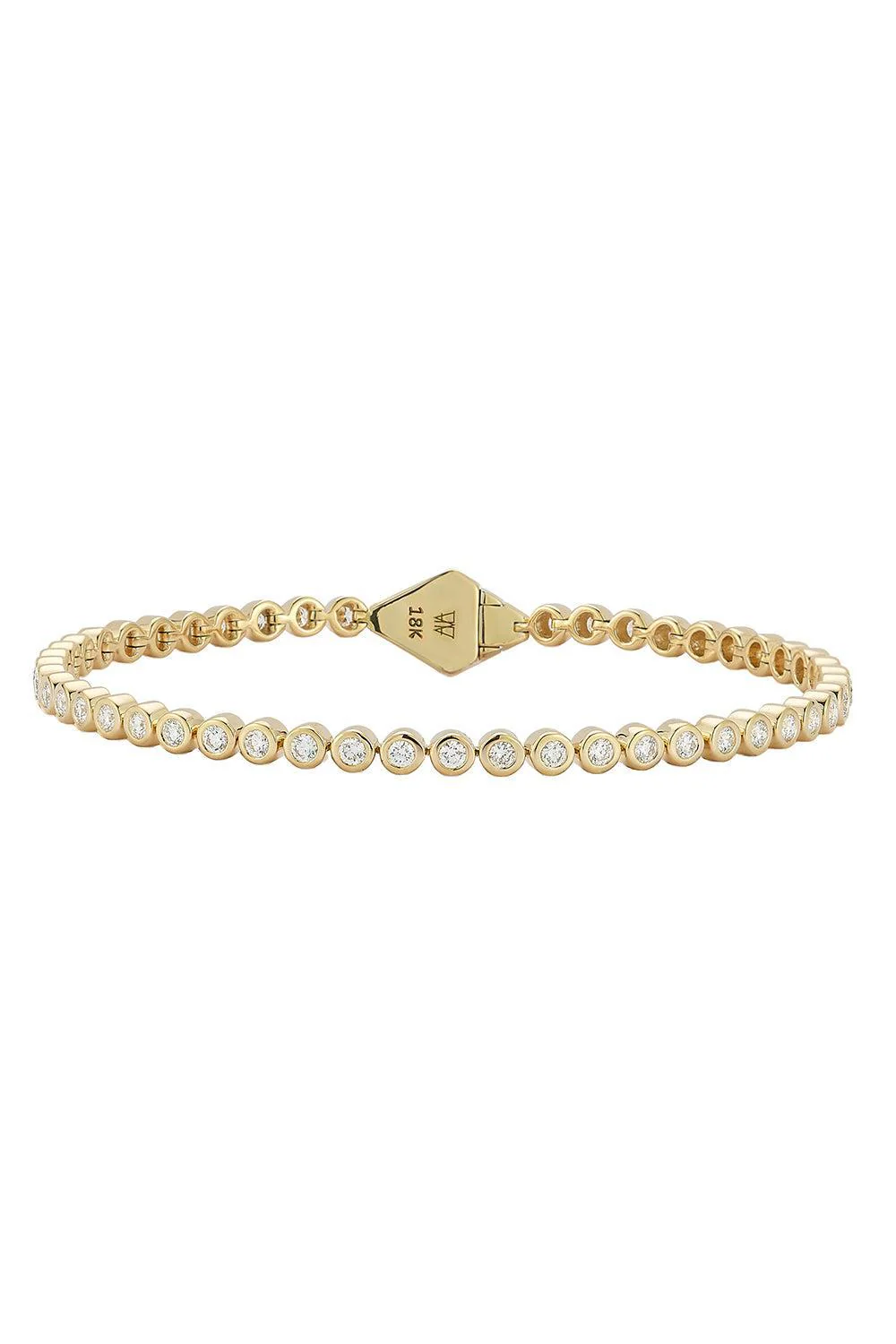 Diamond WF Classic Clasp Tennis Bracelet