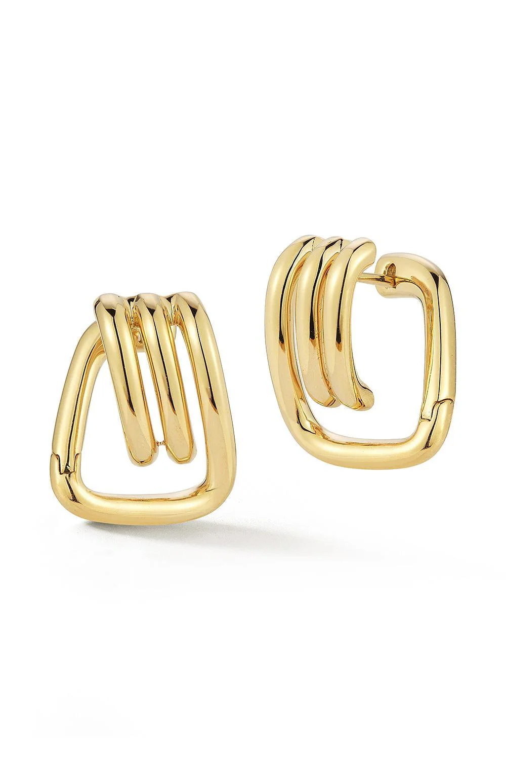 Huxley Coil Link Huggie Earrings