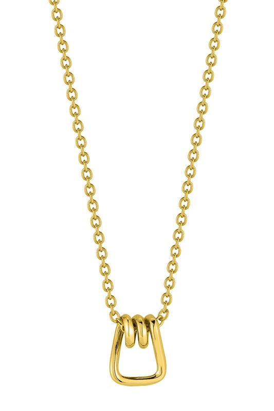 Huxley Coil Link Pendant Necklace