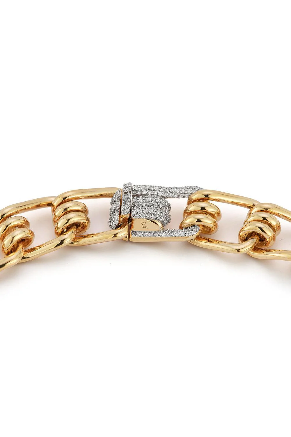Huxley Diamond Coil Link Necklace - Image 5