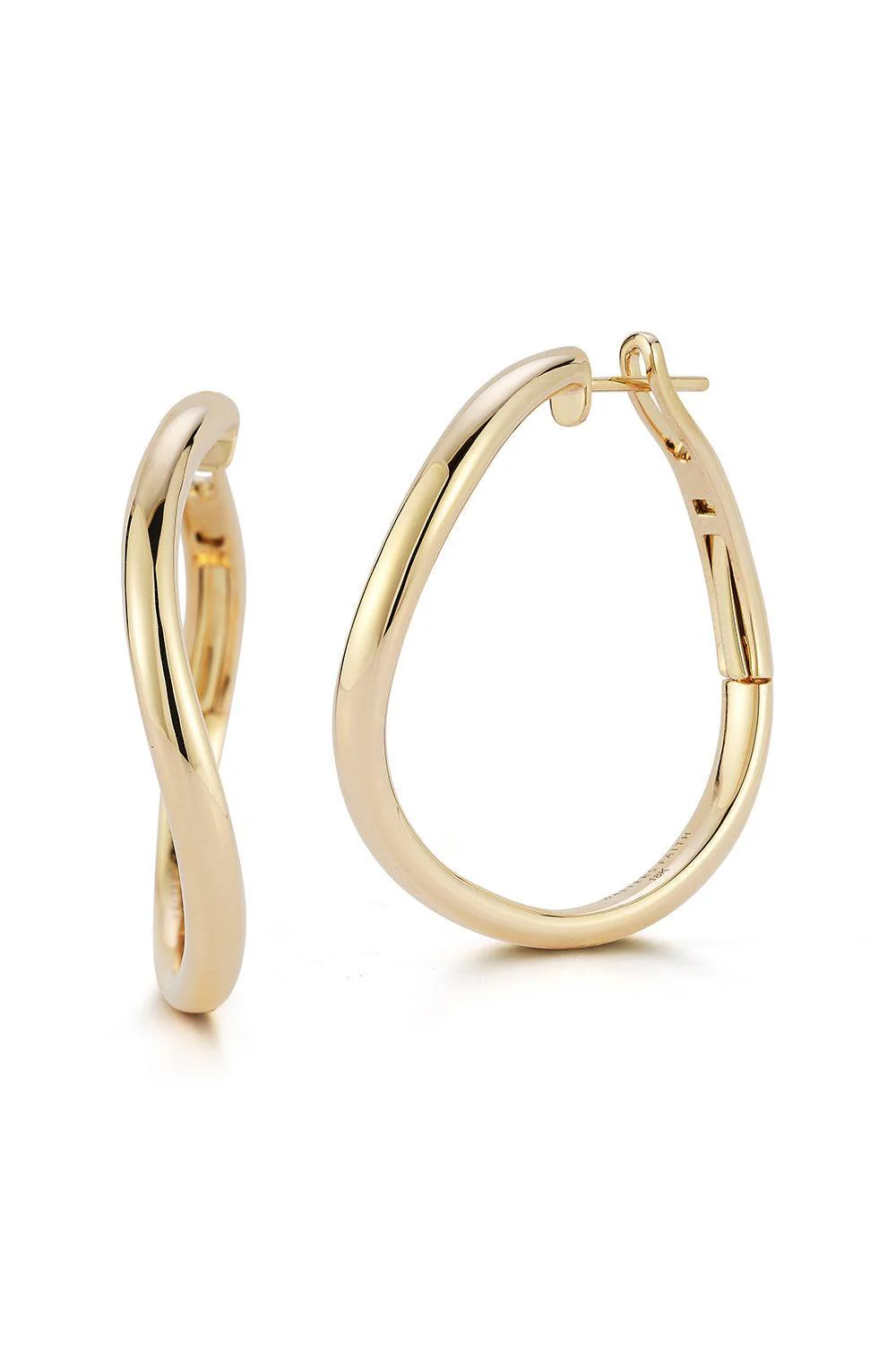 Julian Curved Hoop Earrings