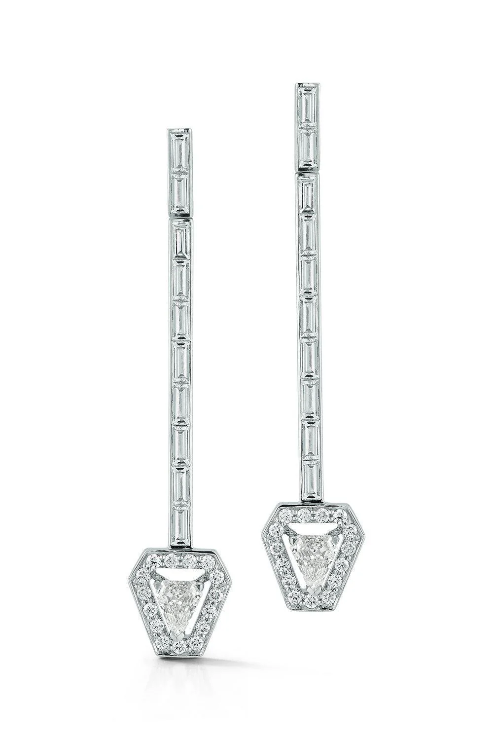 Keynes Shield Drop Earrings