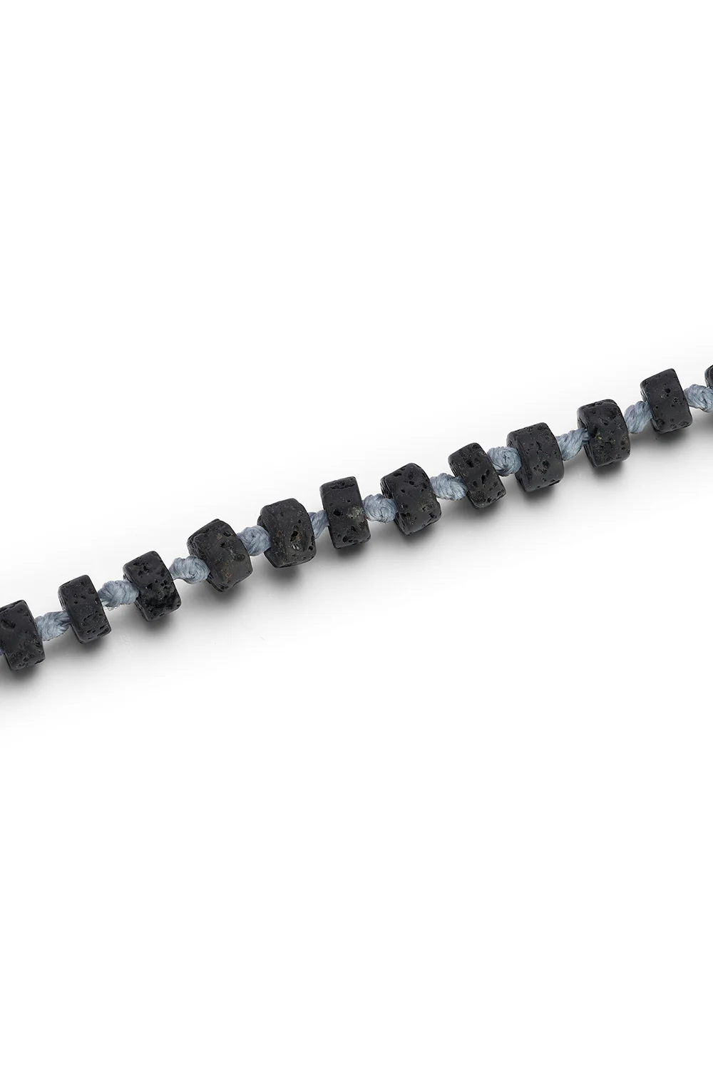 Lava Beaded Necklace - Rose Gold - Image 5