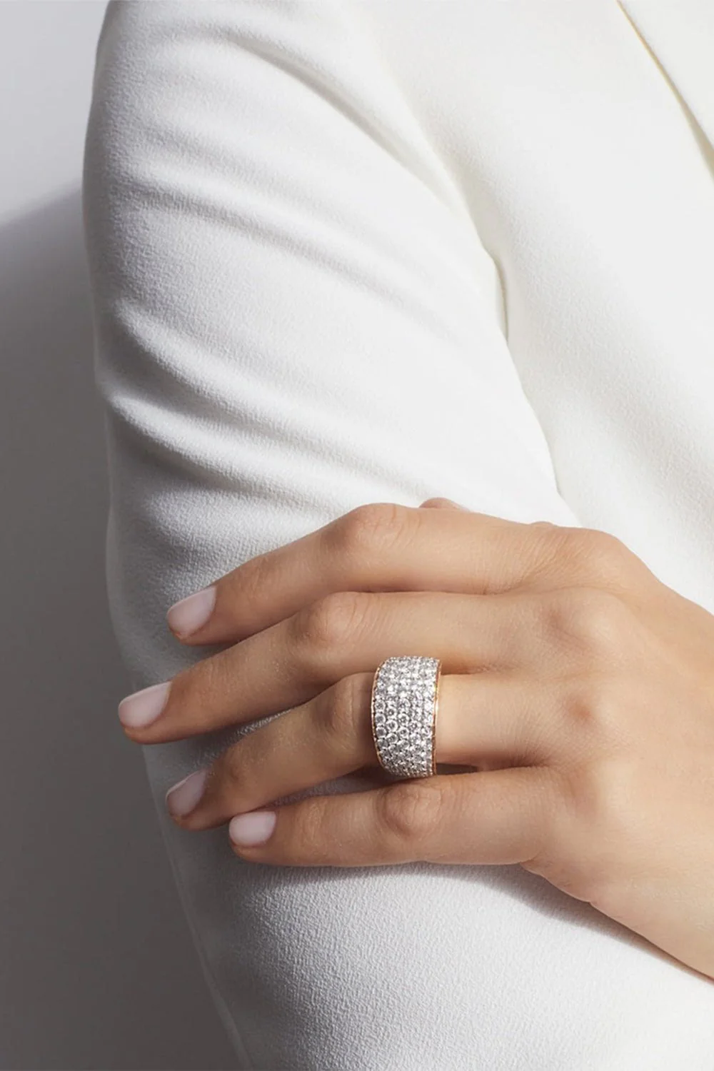 Lytton Diamond Bombe Ring - Image 5