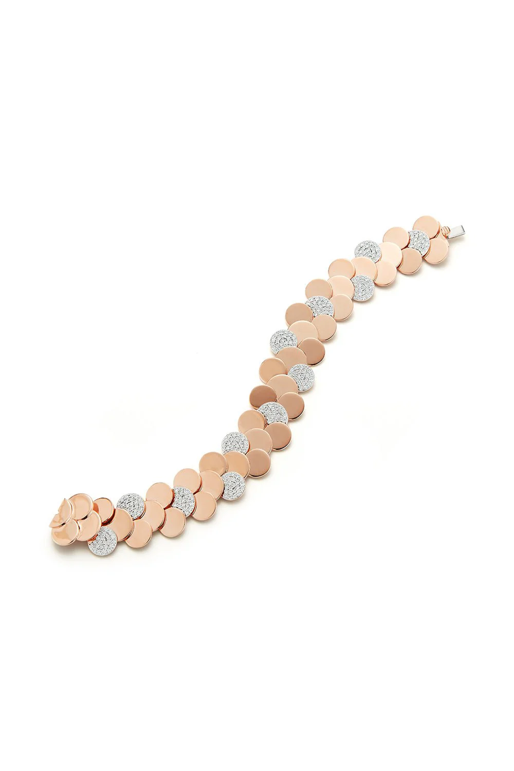 Lytton Diamond Disc Bracelet - Image 3