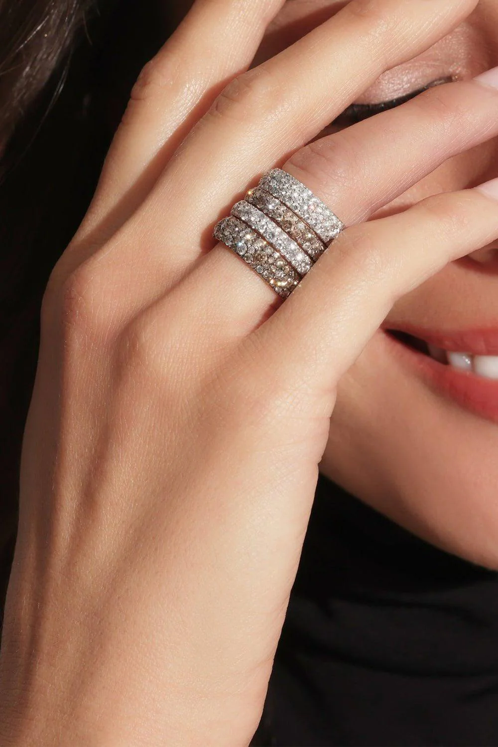 OC x WF Champagne Diamond Band Ring - Image 3