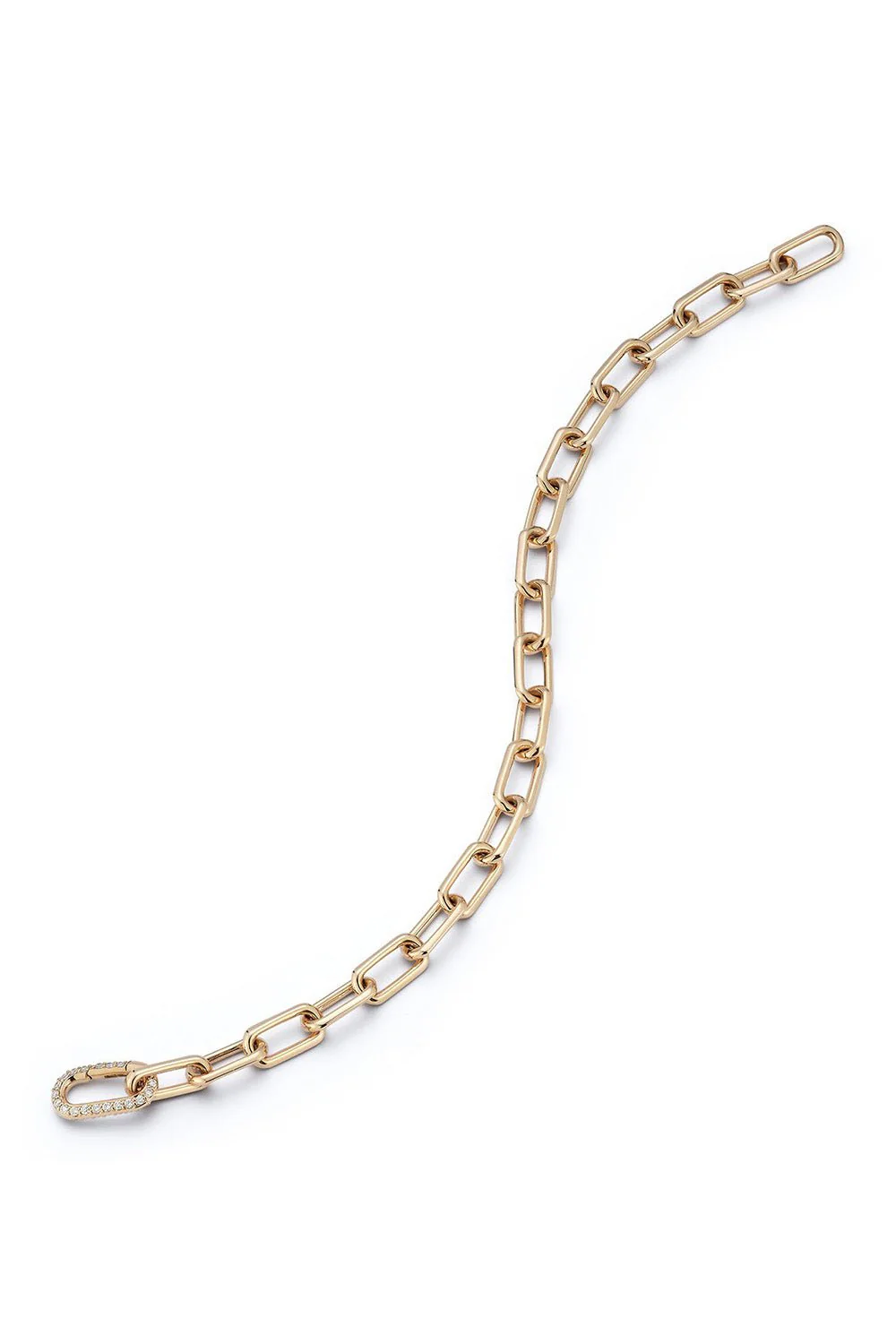 Saxon Chain Link Diamond Clasp Bracelet - Image 5