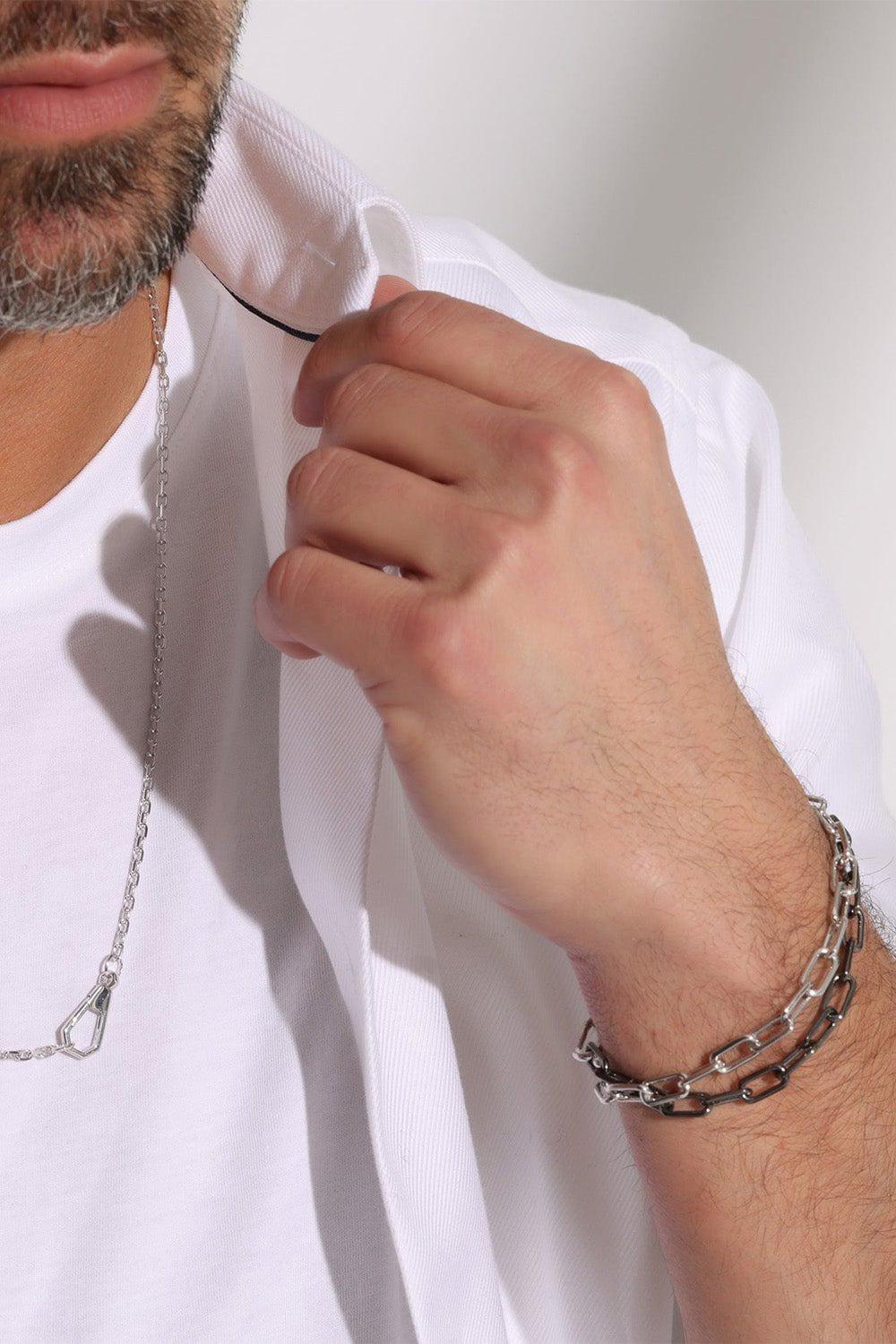Saxon Elongated Link Bracelet - Image 2