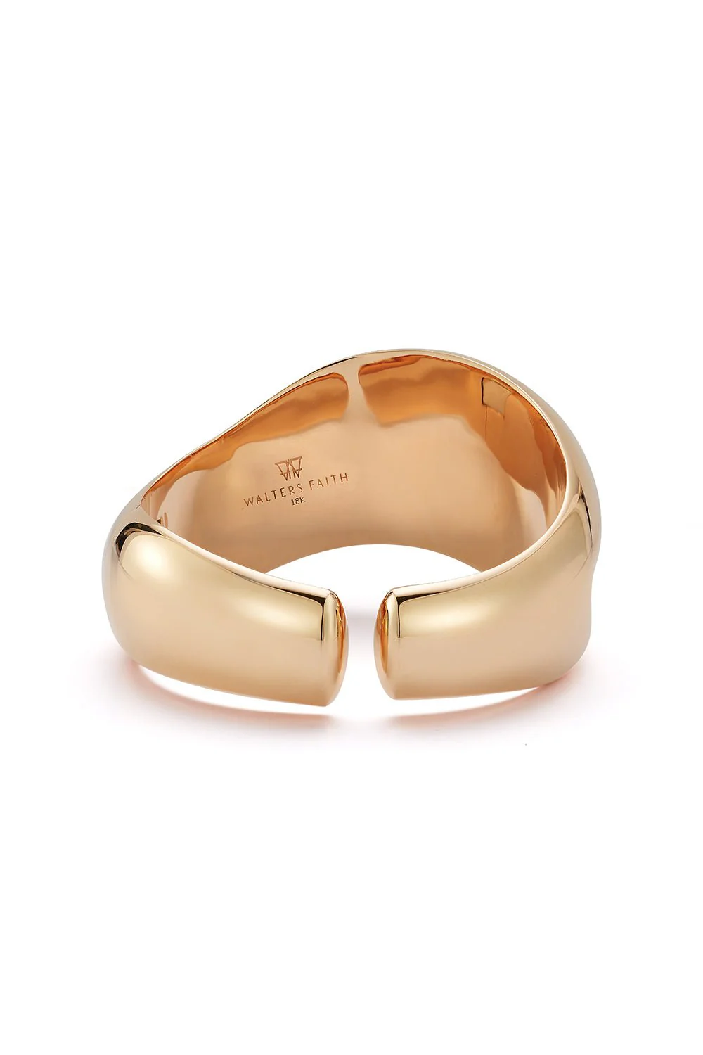 Wide Julian Wave Cuff Bracelet - Image 4