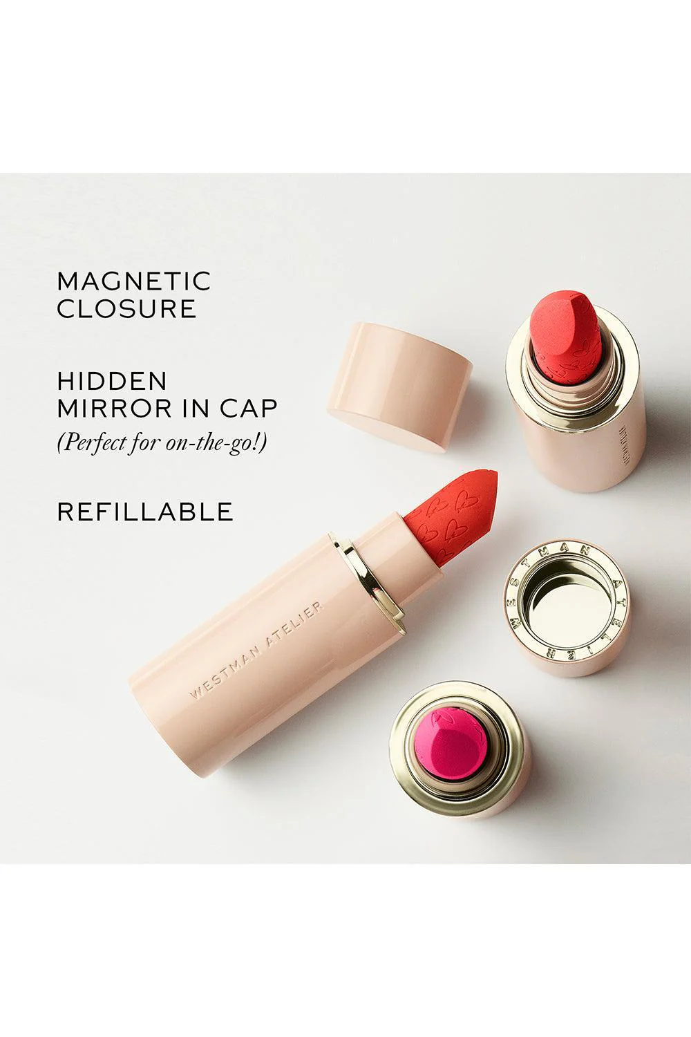 Lip Suede Matte Lipstick - Rose - Image 4