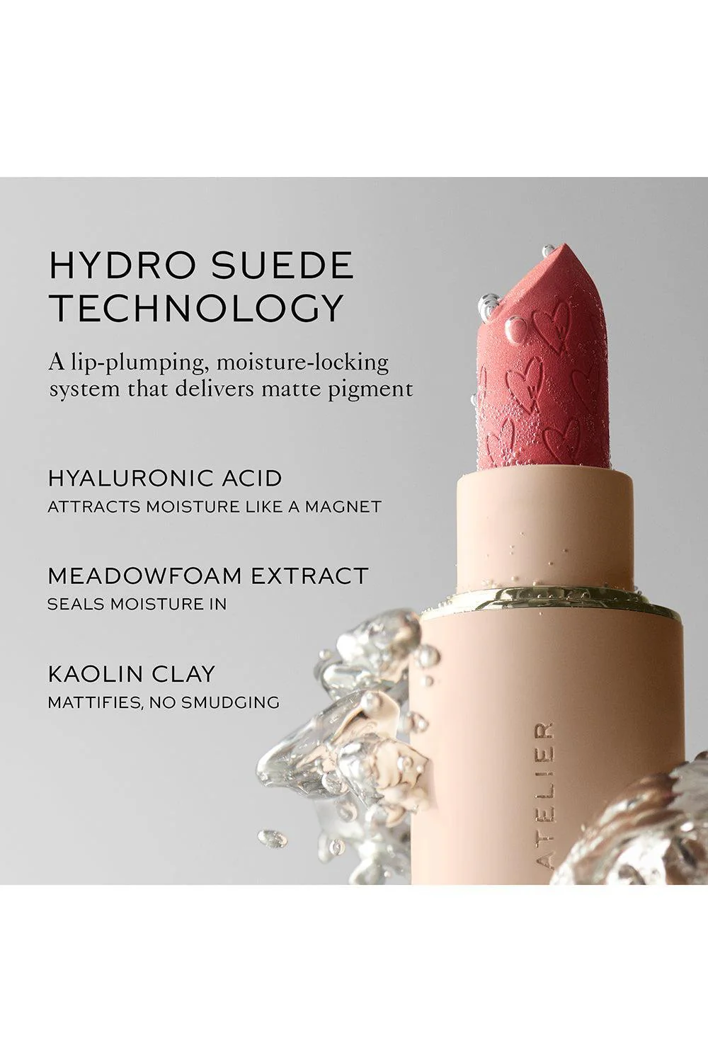 Lip Suede Matte Lipstick - Petal - Image 4