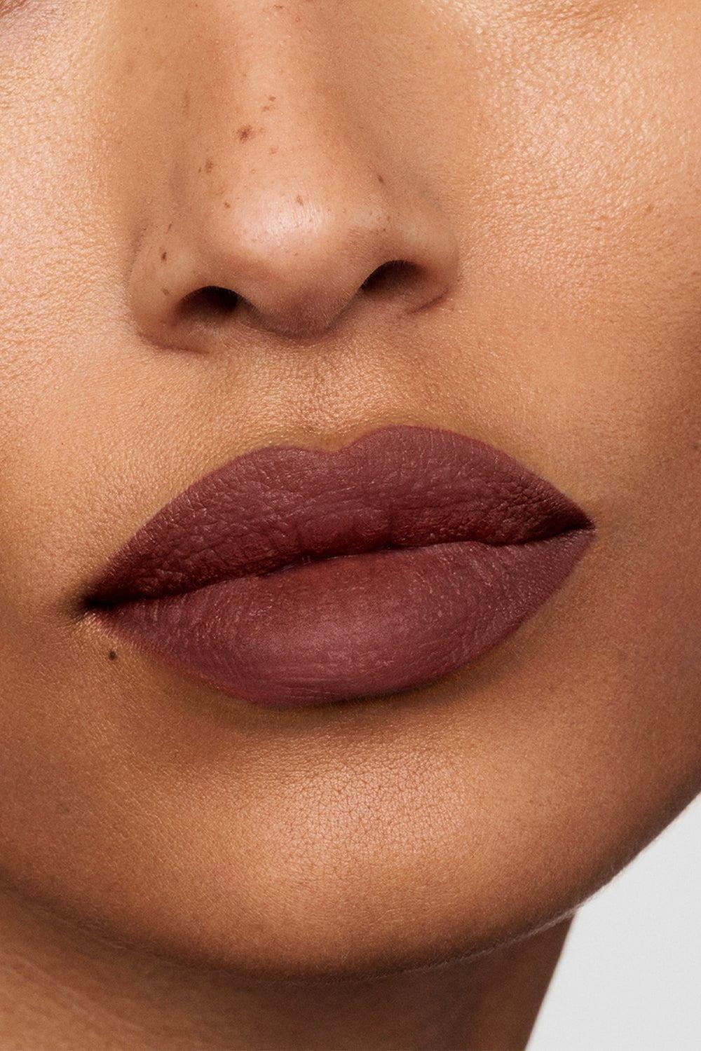 Lip Suede Matte Lipstick - Rue Tawny Chestnut - Image 2