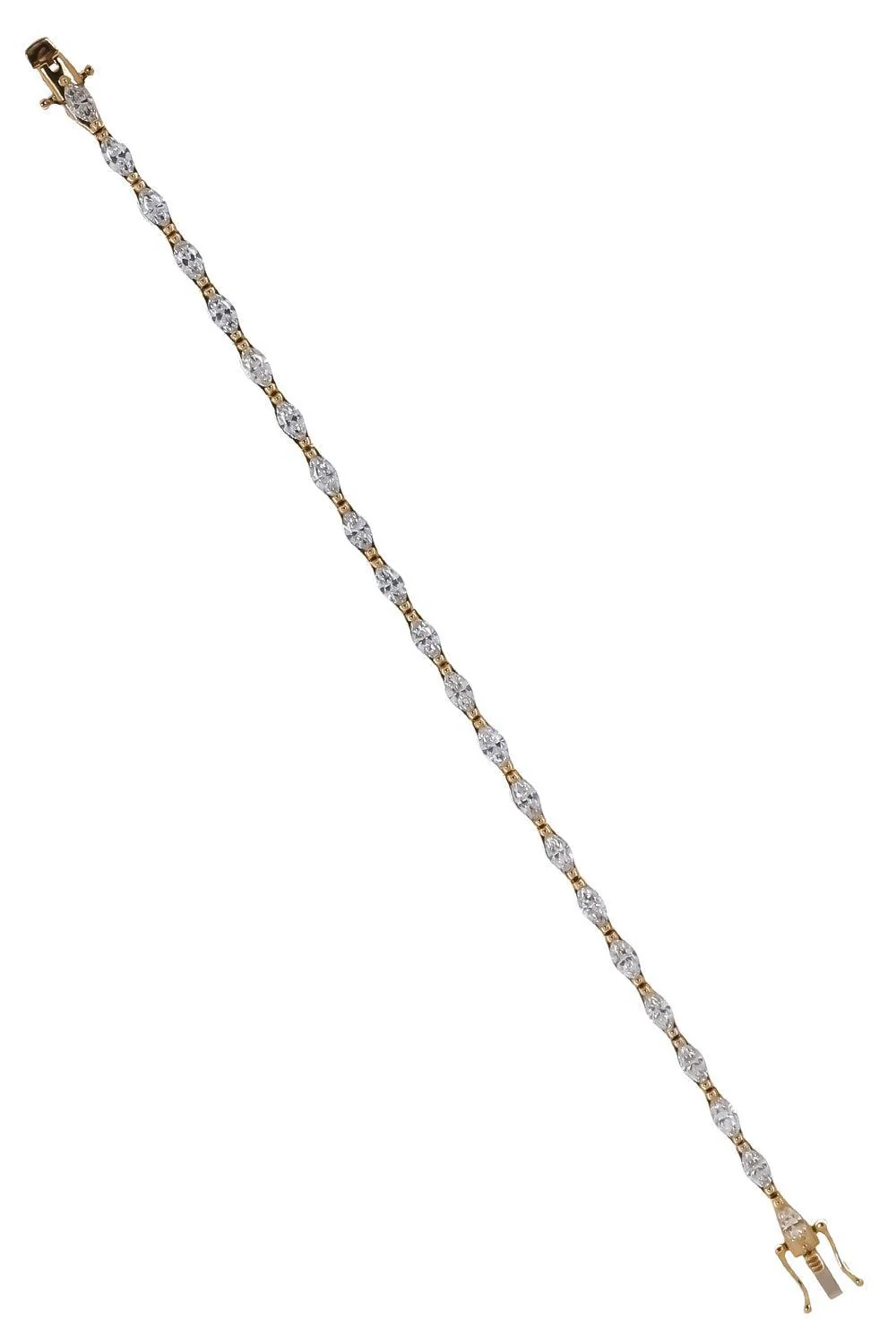 Diamond Marquise Tennis Bracelet - 4.6ct