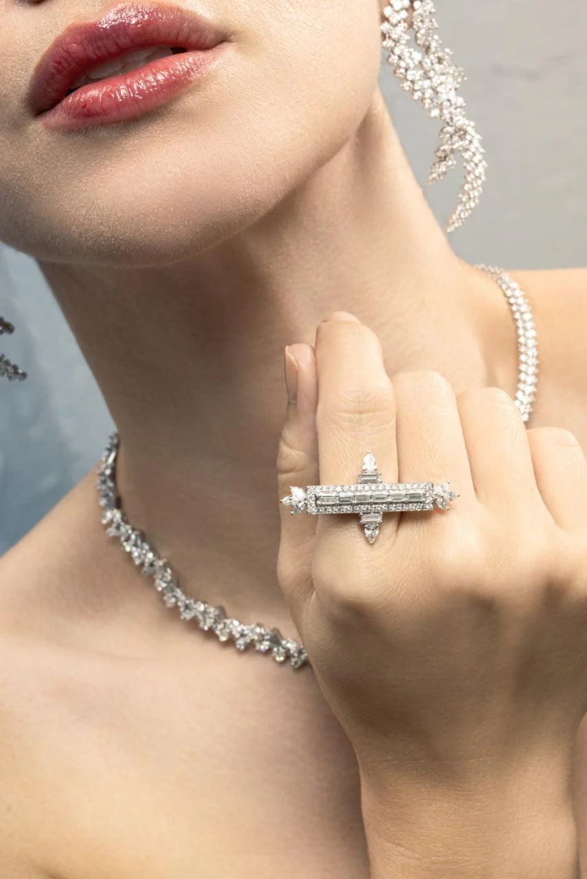 Diamond Bar Ring - Image 4
