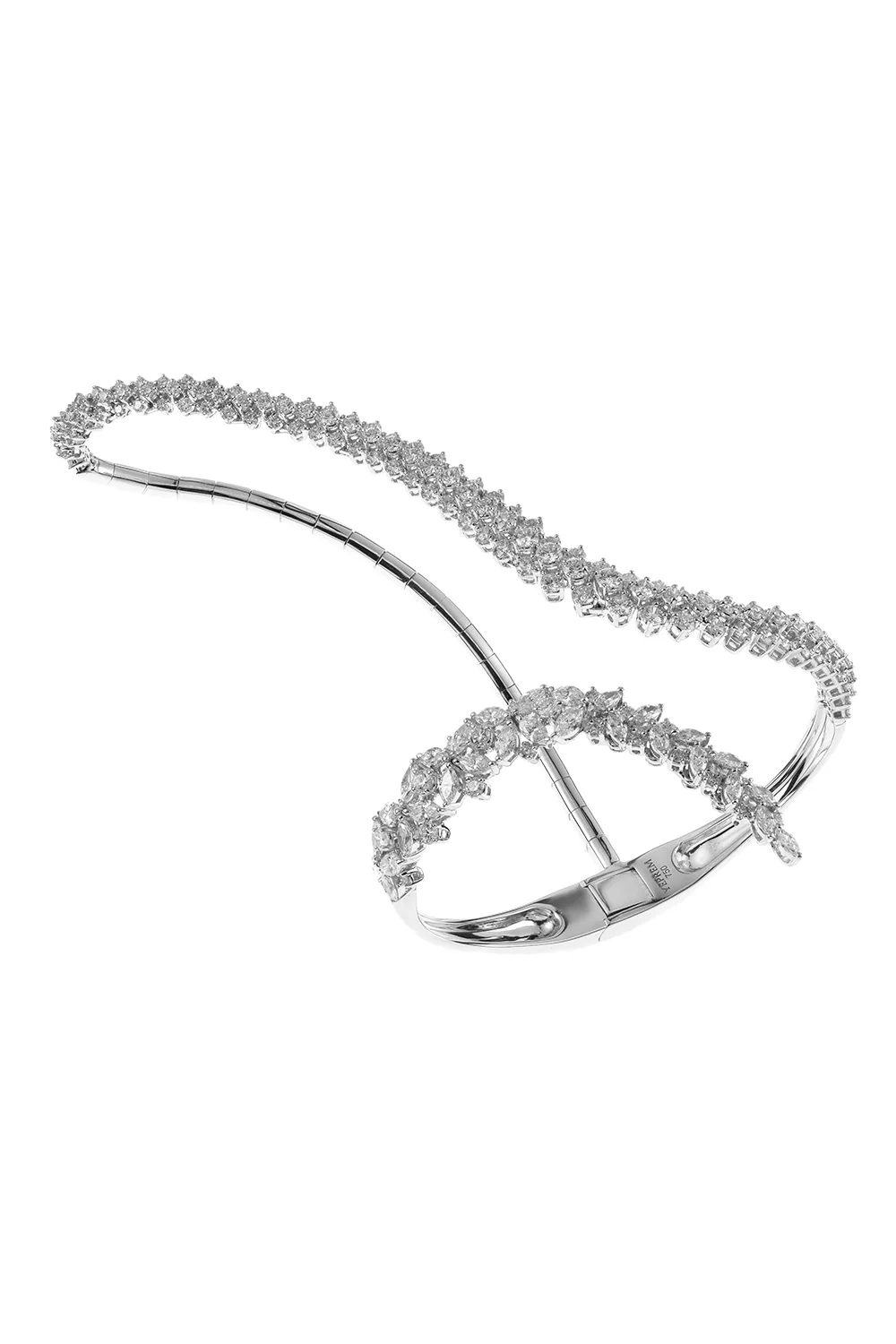 Diamond Statement Y-Couture Hand Bracelet