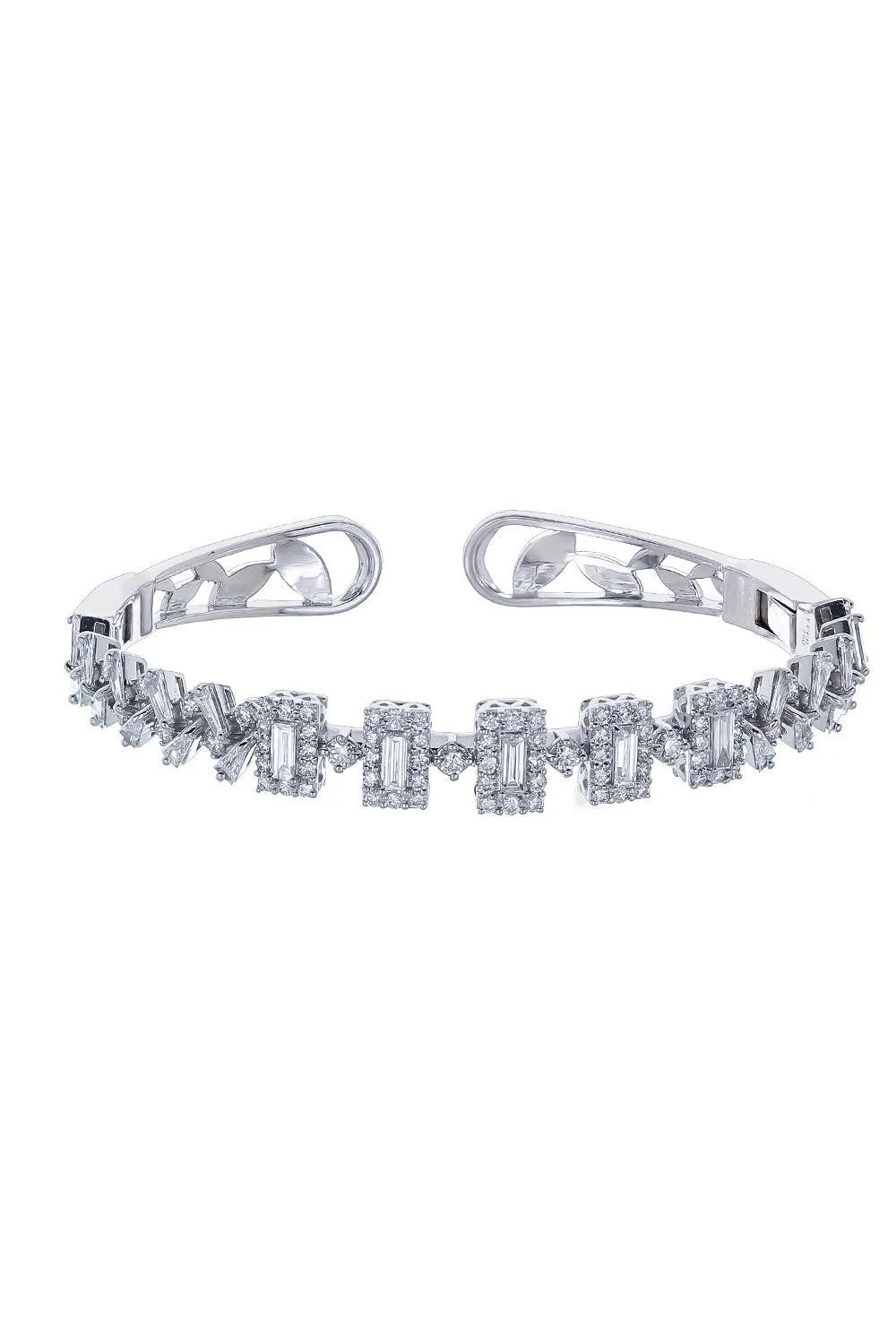 Diamond Baguette Y-Couture Tapper Bracelet