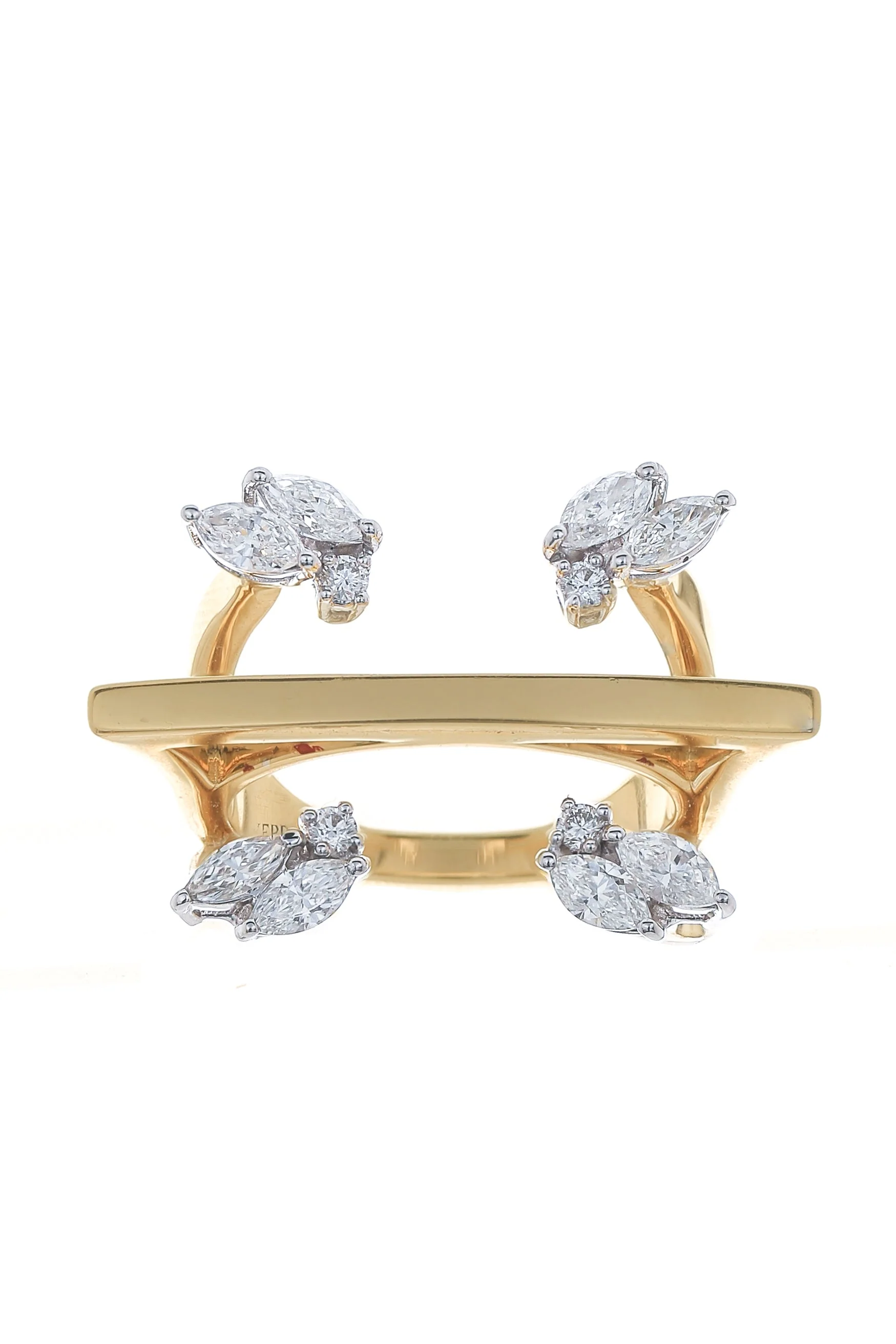 Diamond Bar Ring